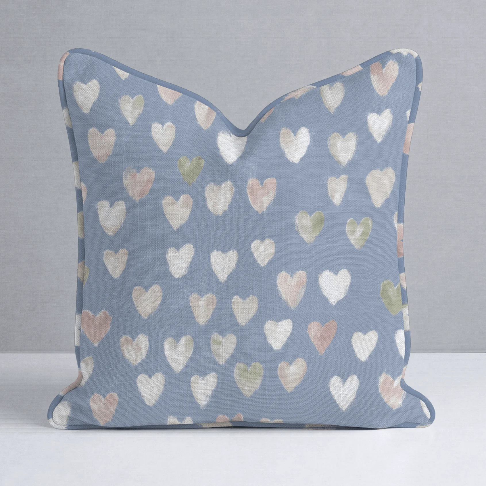 Abby Blue Throw Pillow - Image 10