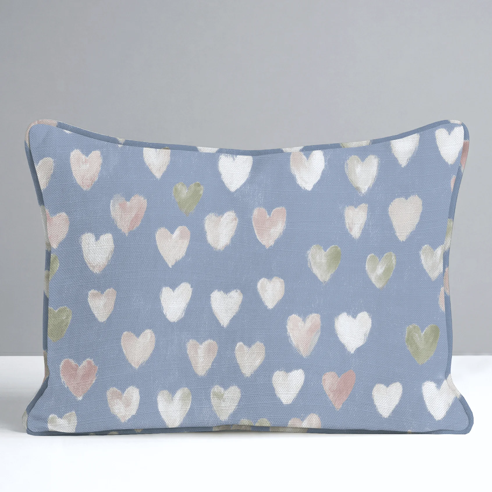 Abby Blue Throw Pillow - Image 7