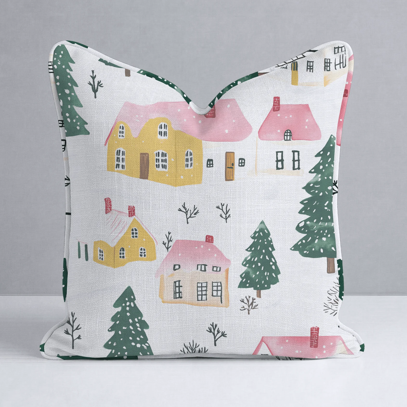 Aspen Village Throw Pillow