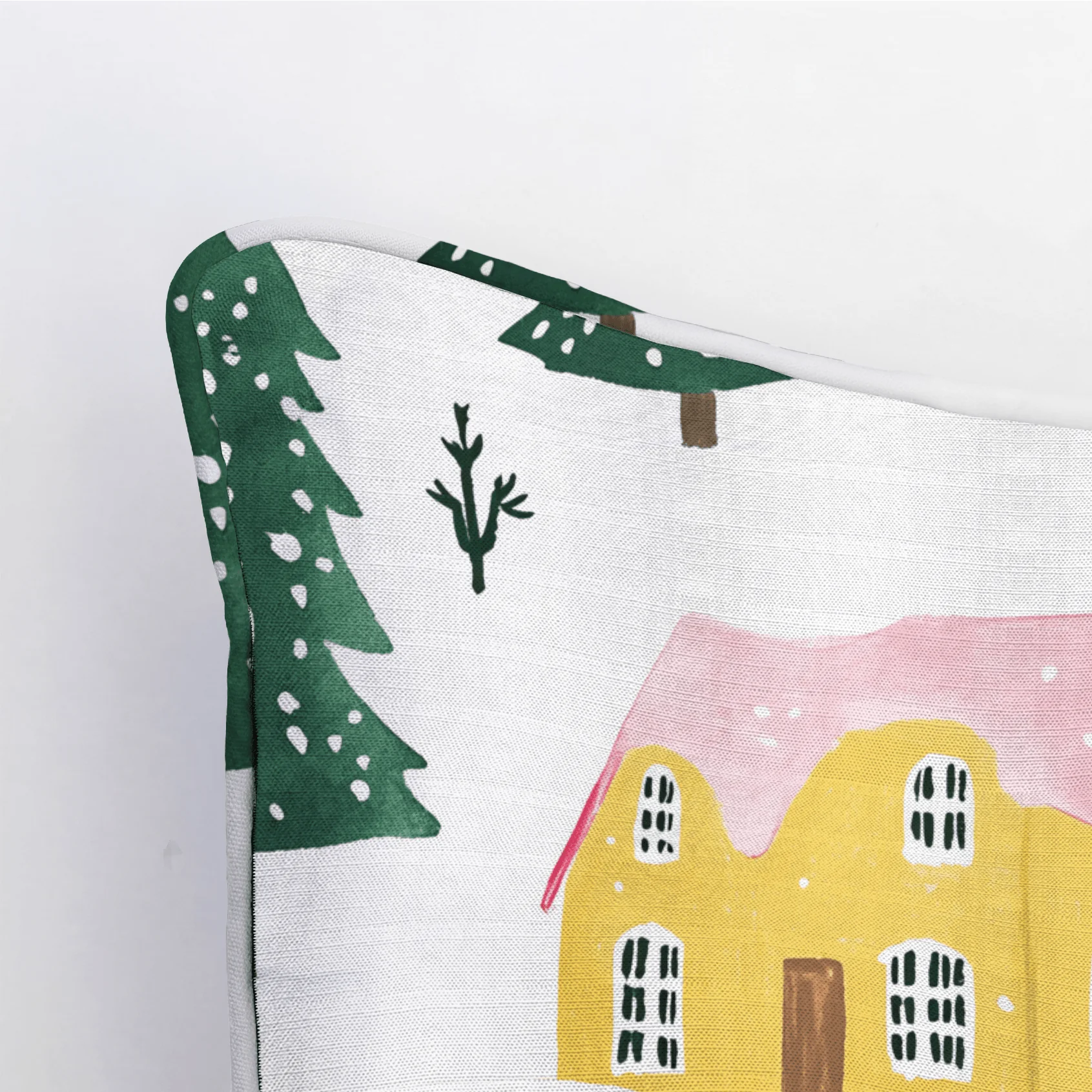 Aspen Village Throw Pillow - Image 4