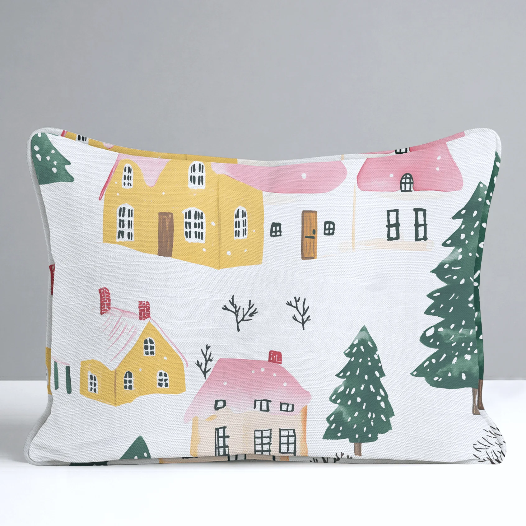 Aspen Village Throw Pillow - Image 7