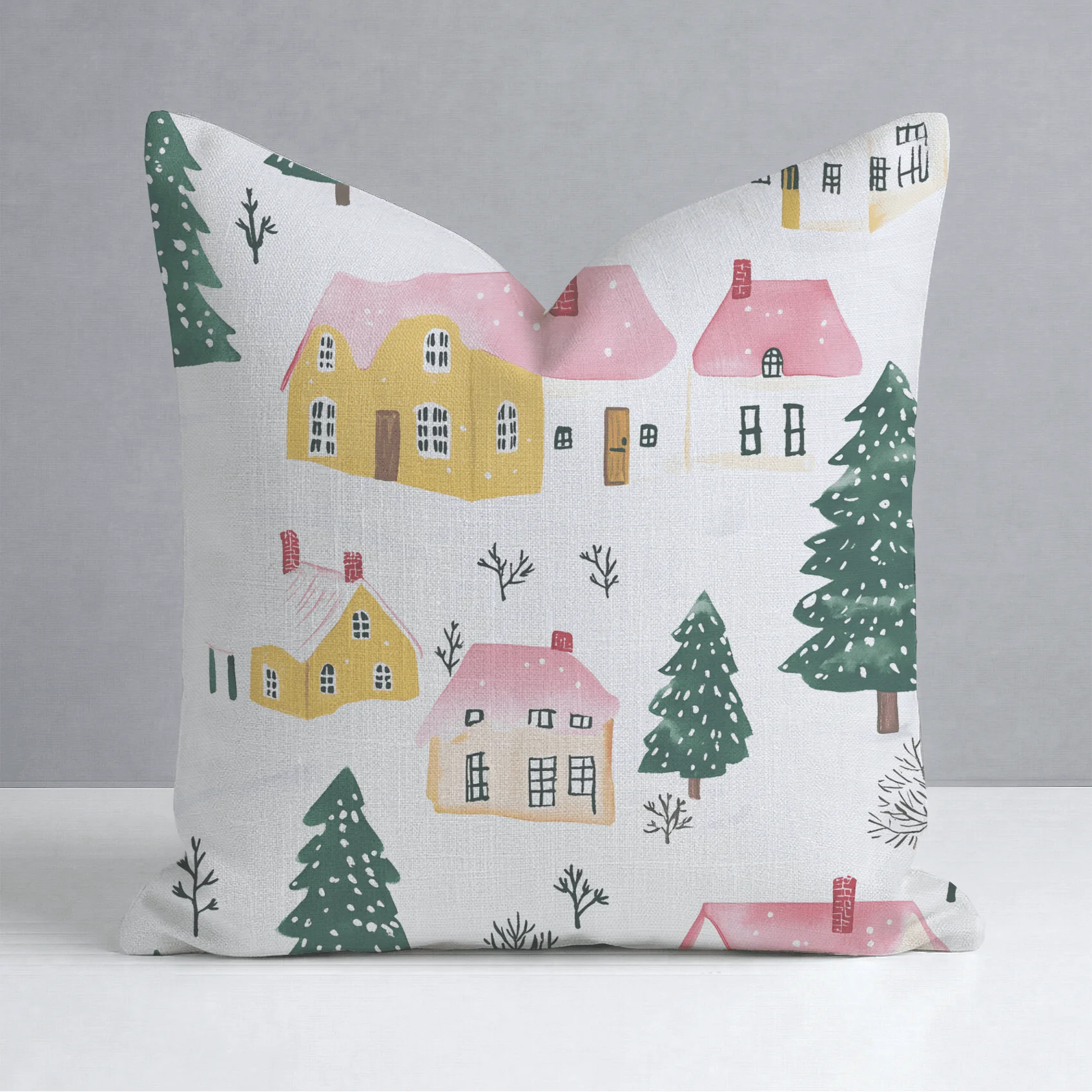 Aspen Village Throw Pillow - Image 8