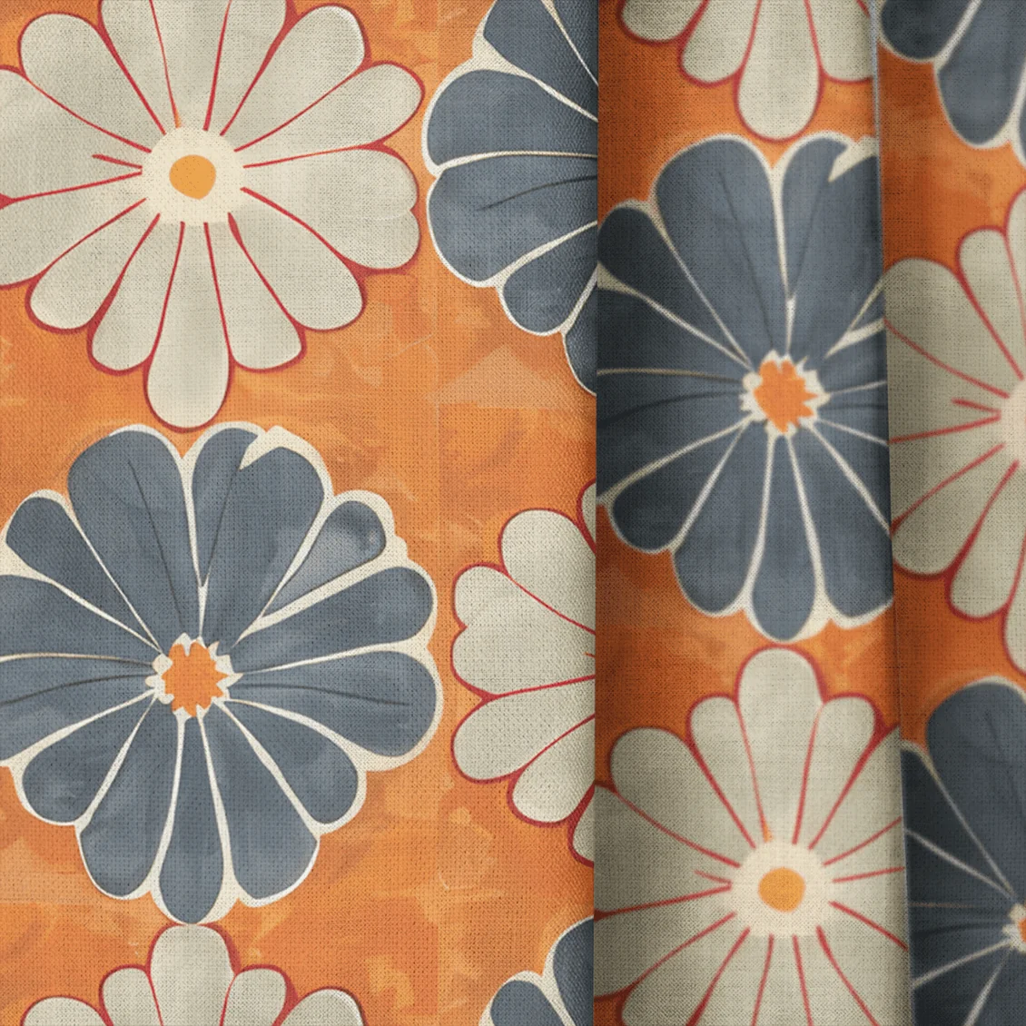 Autumn Zinnia - Drapery - Image 3