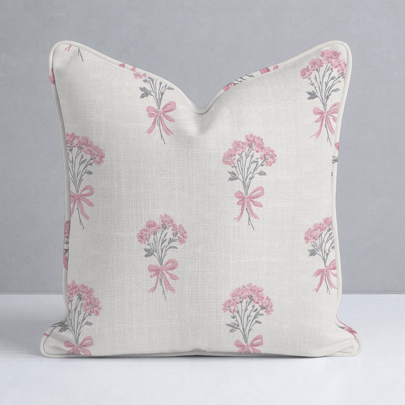 Bare Blossom Throw Pillow