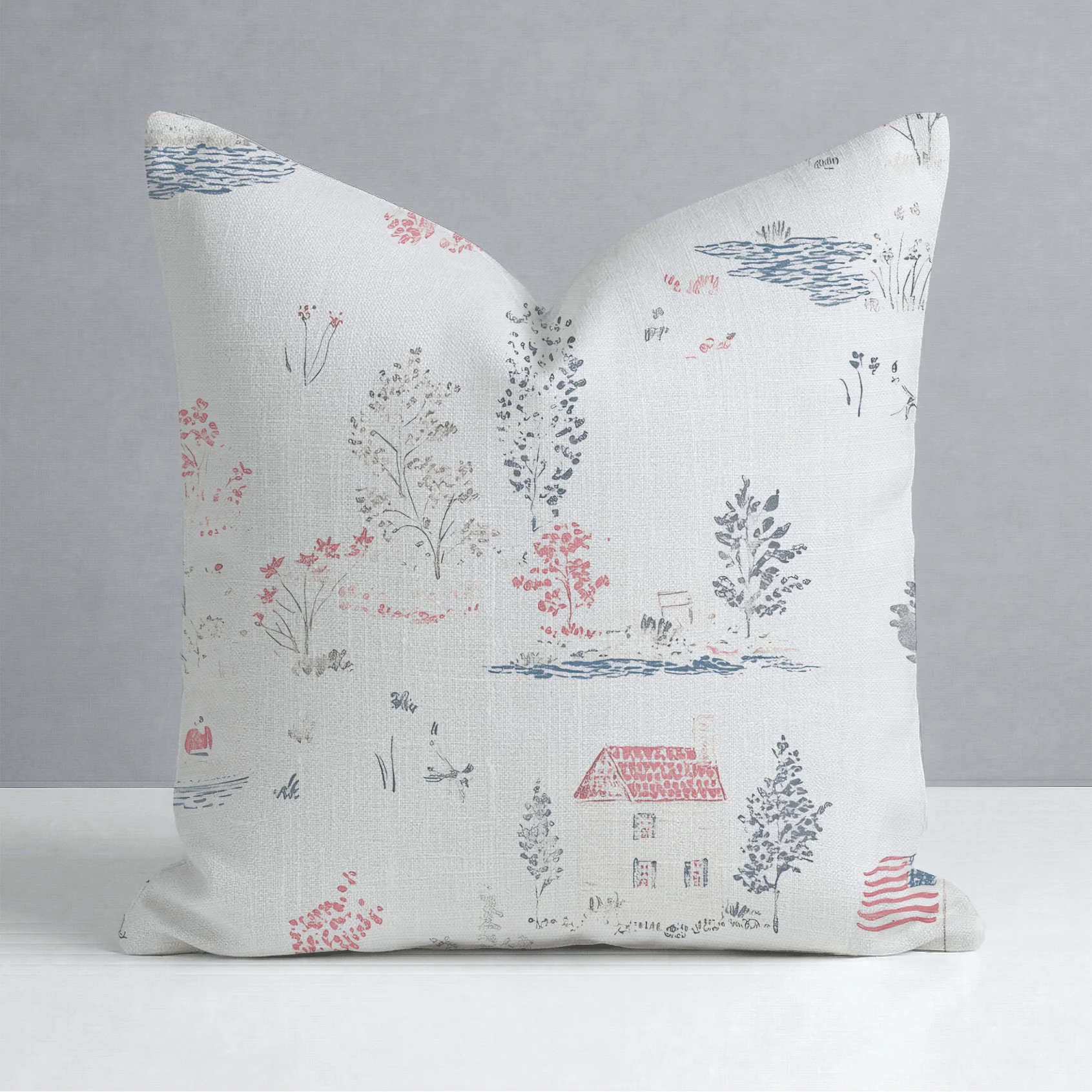 Beaver Lake Throw Pillow - Image 11