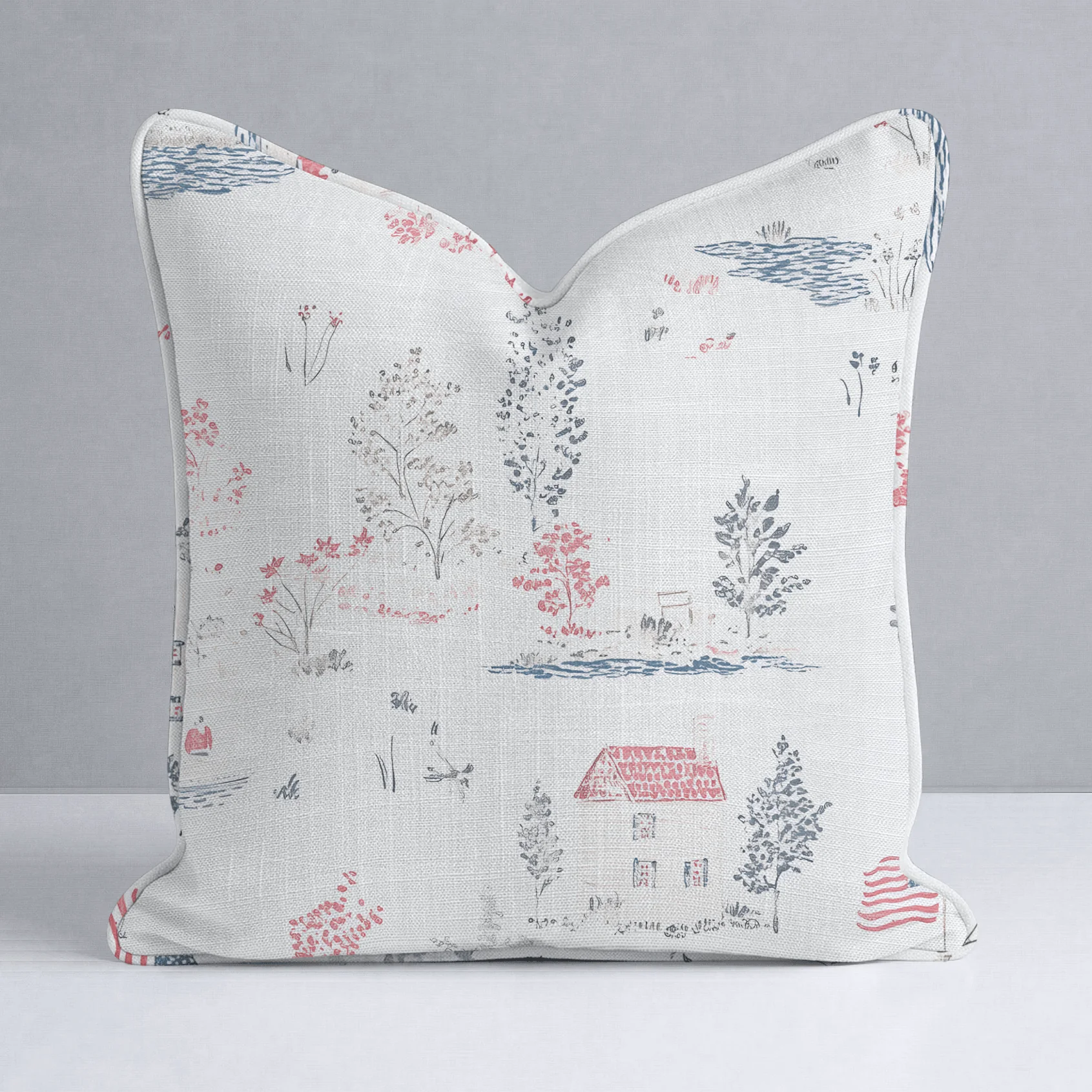 Beaver Lake Throw Pillow - Image 12