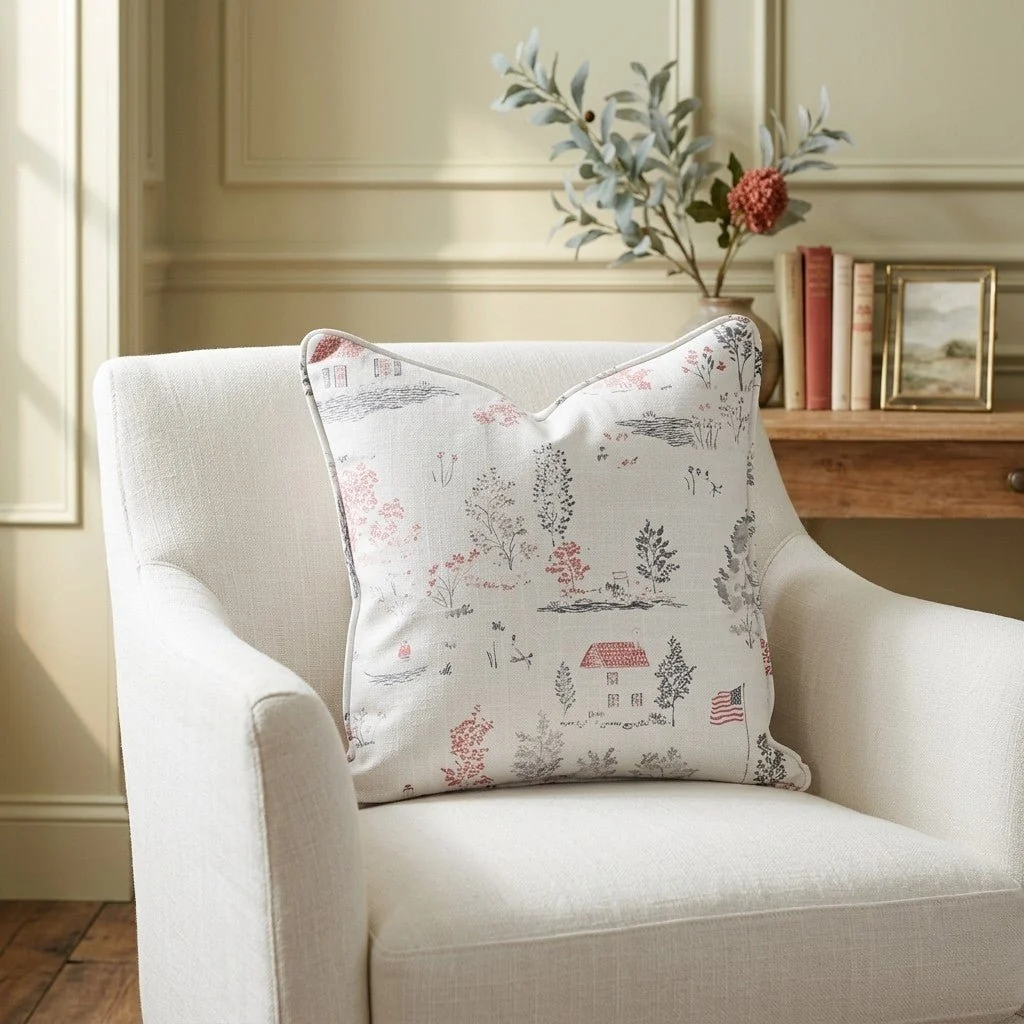 Beaver Lake Throw Pillow - Image 2