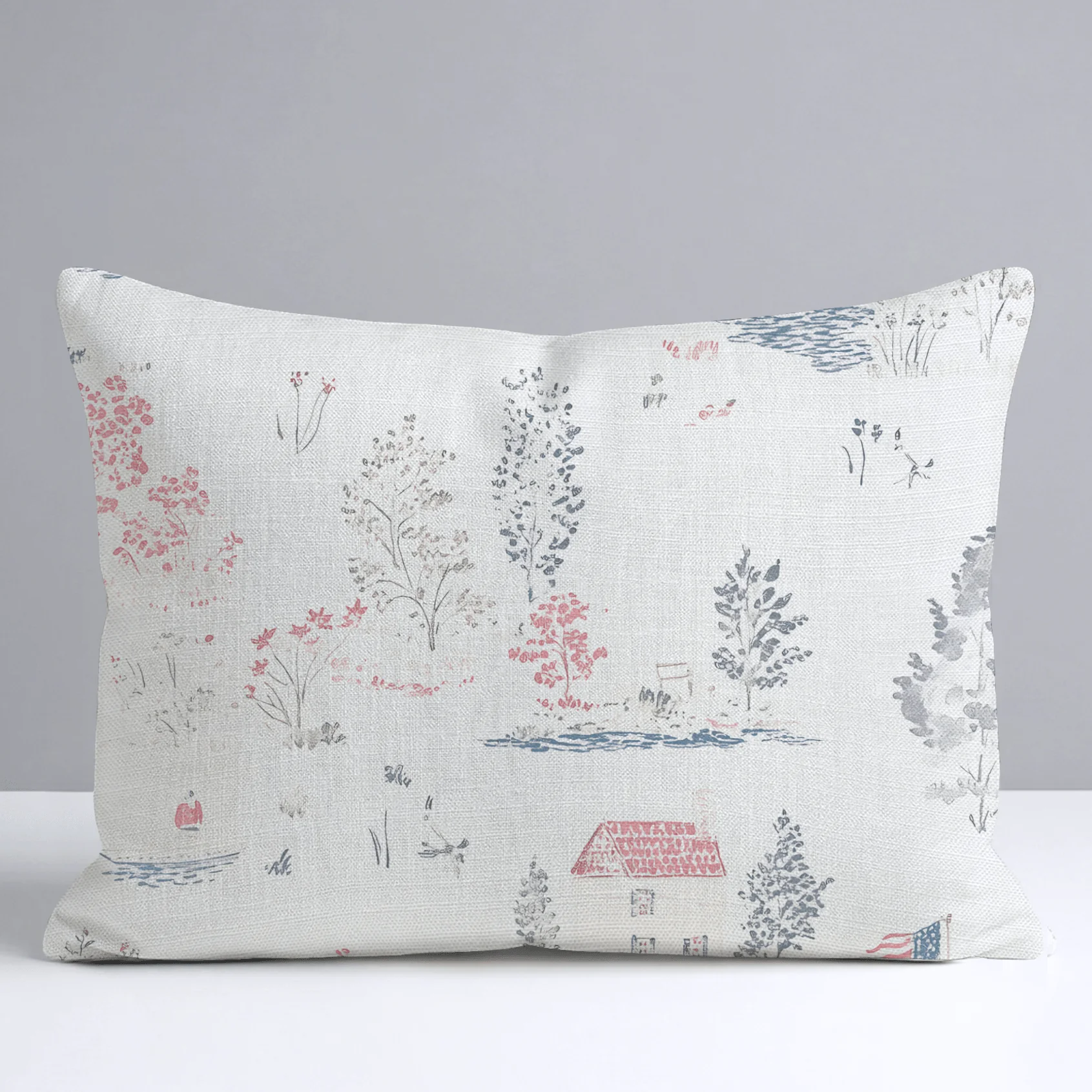 Beaver Lake Throw Pillow - Image 6