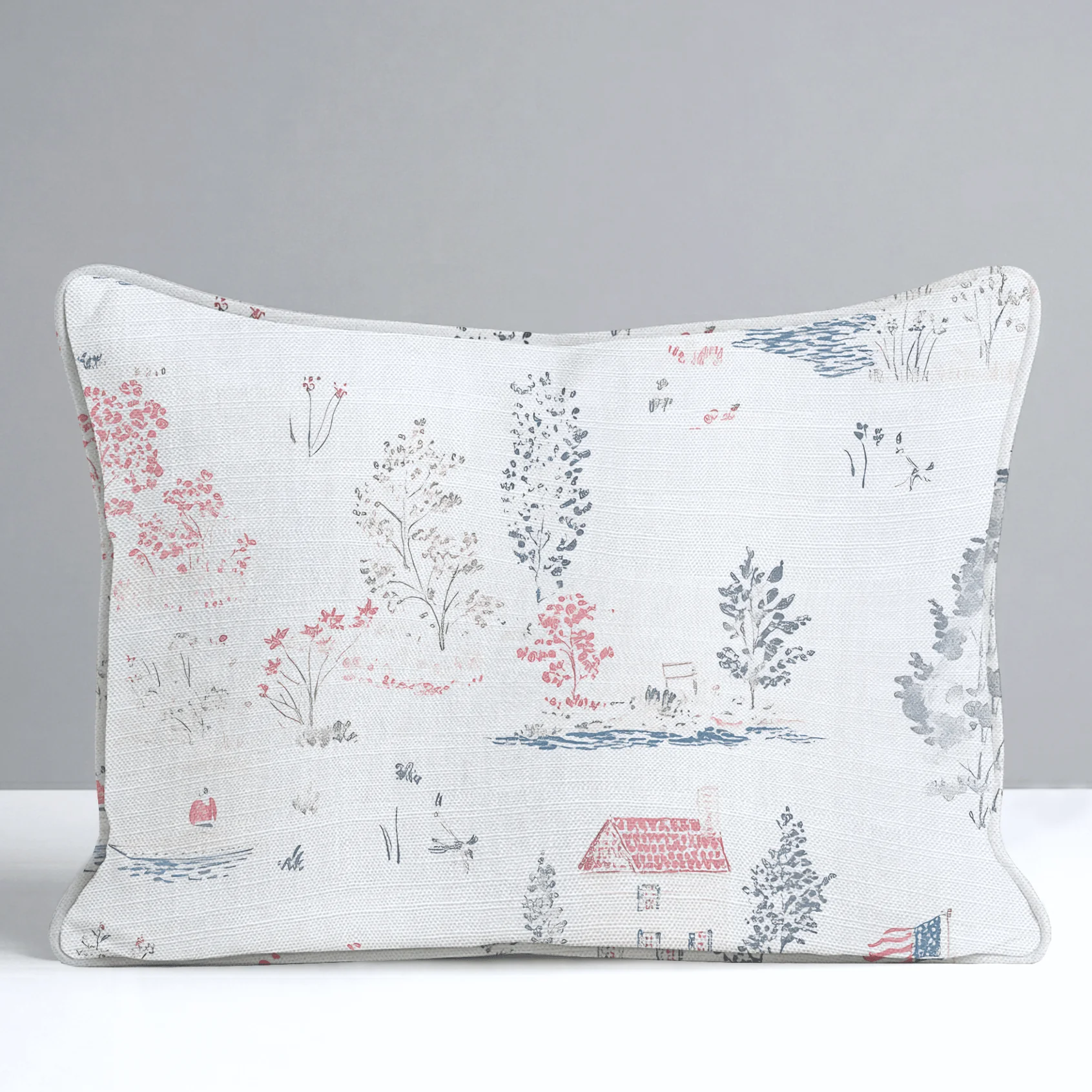 Beaver Lake Throw Pillow - Image 7