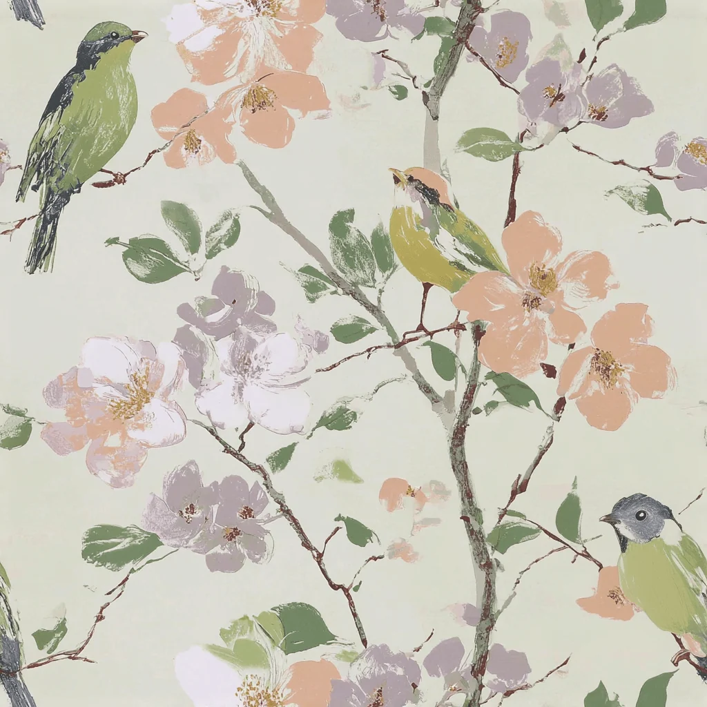 Birdsong Grove Wallpaper
