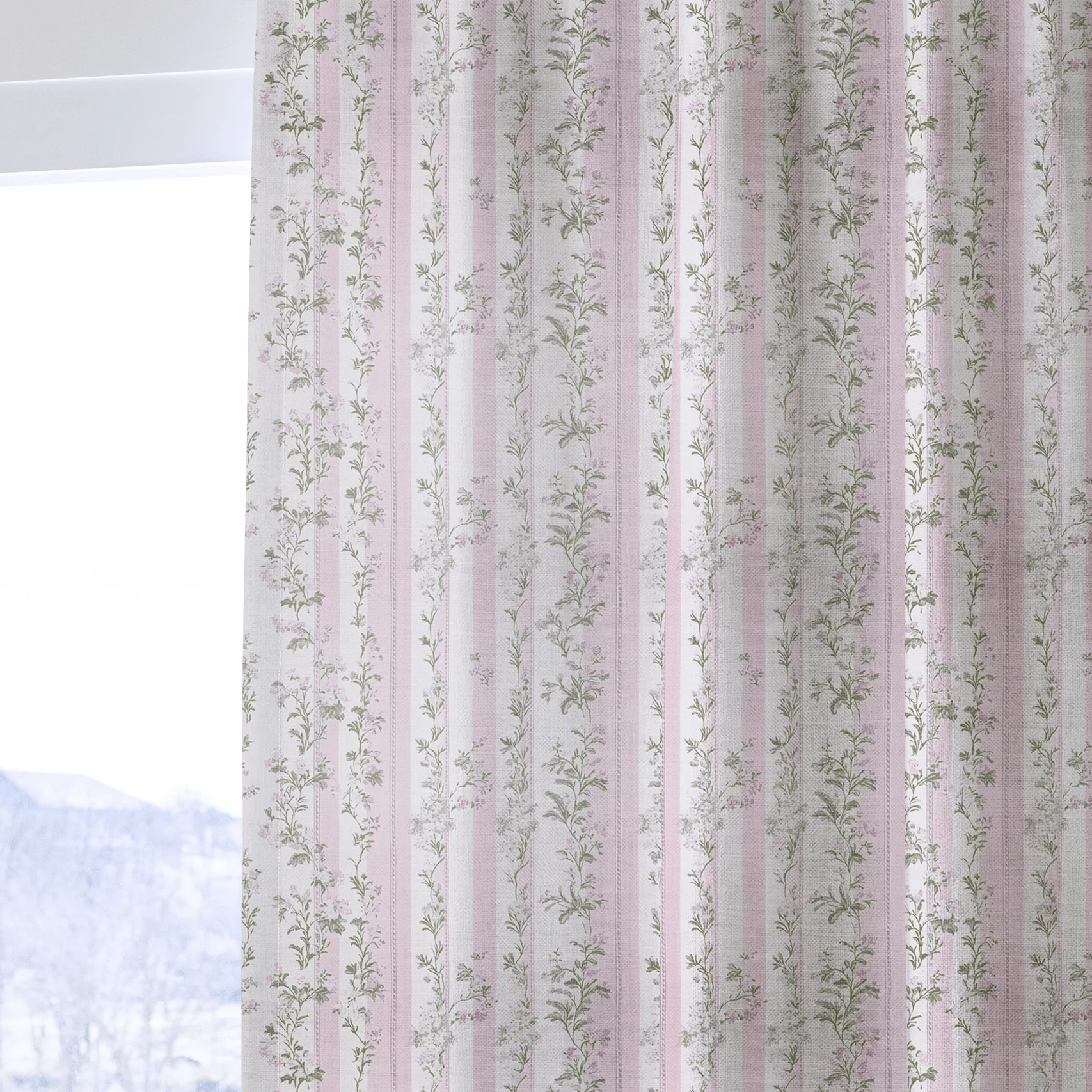 Blooming Stripes - Drapery - Image 4