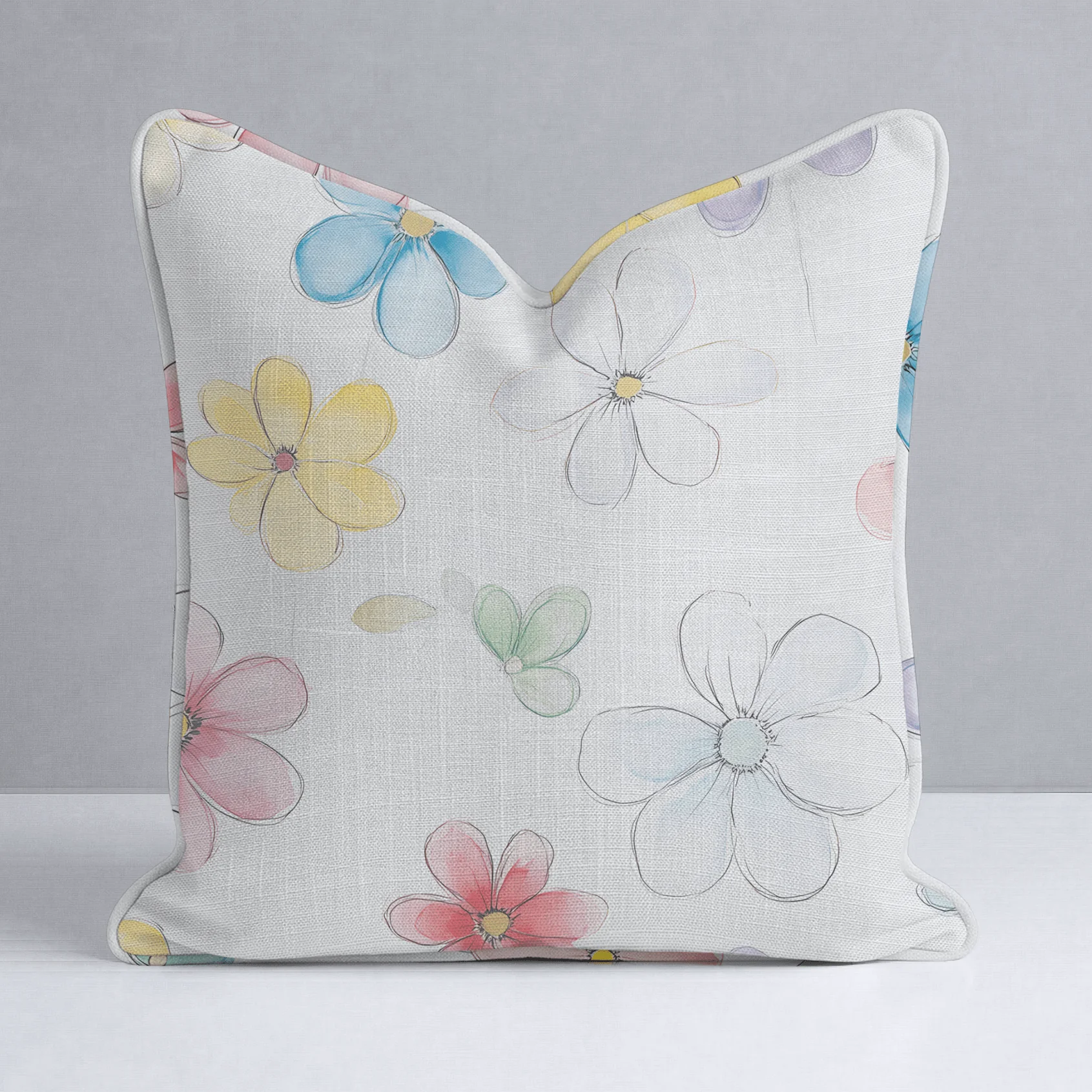Blossom Parade Throw Pillow - Image 10