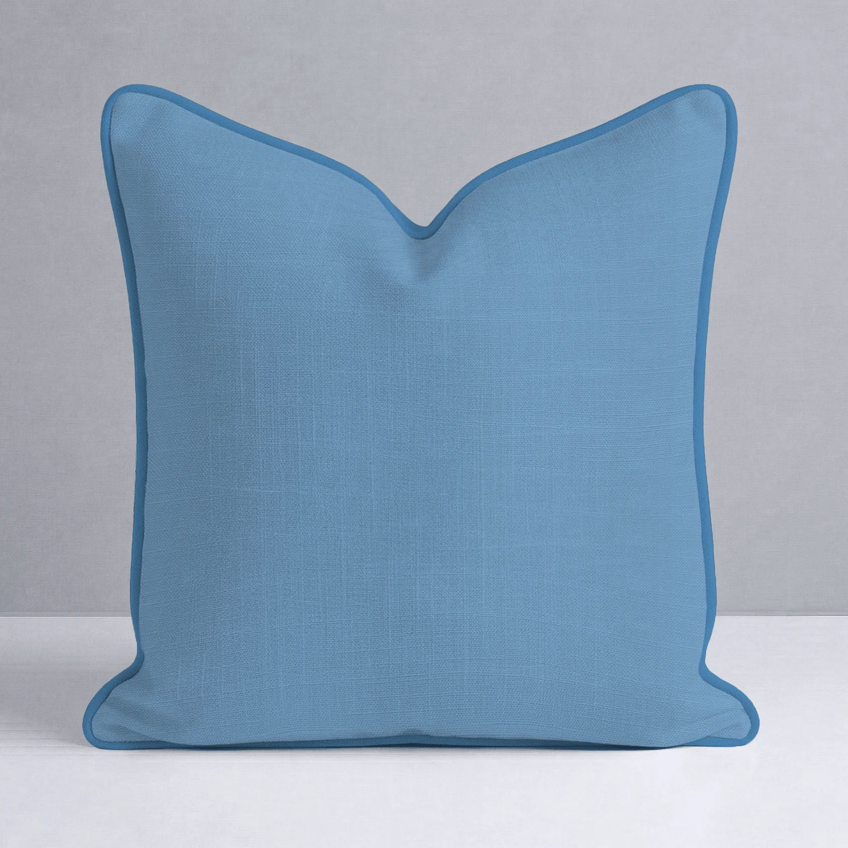 Blue Dresses Steel Blue Throw Pillow