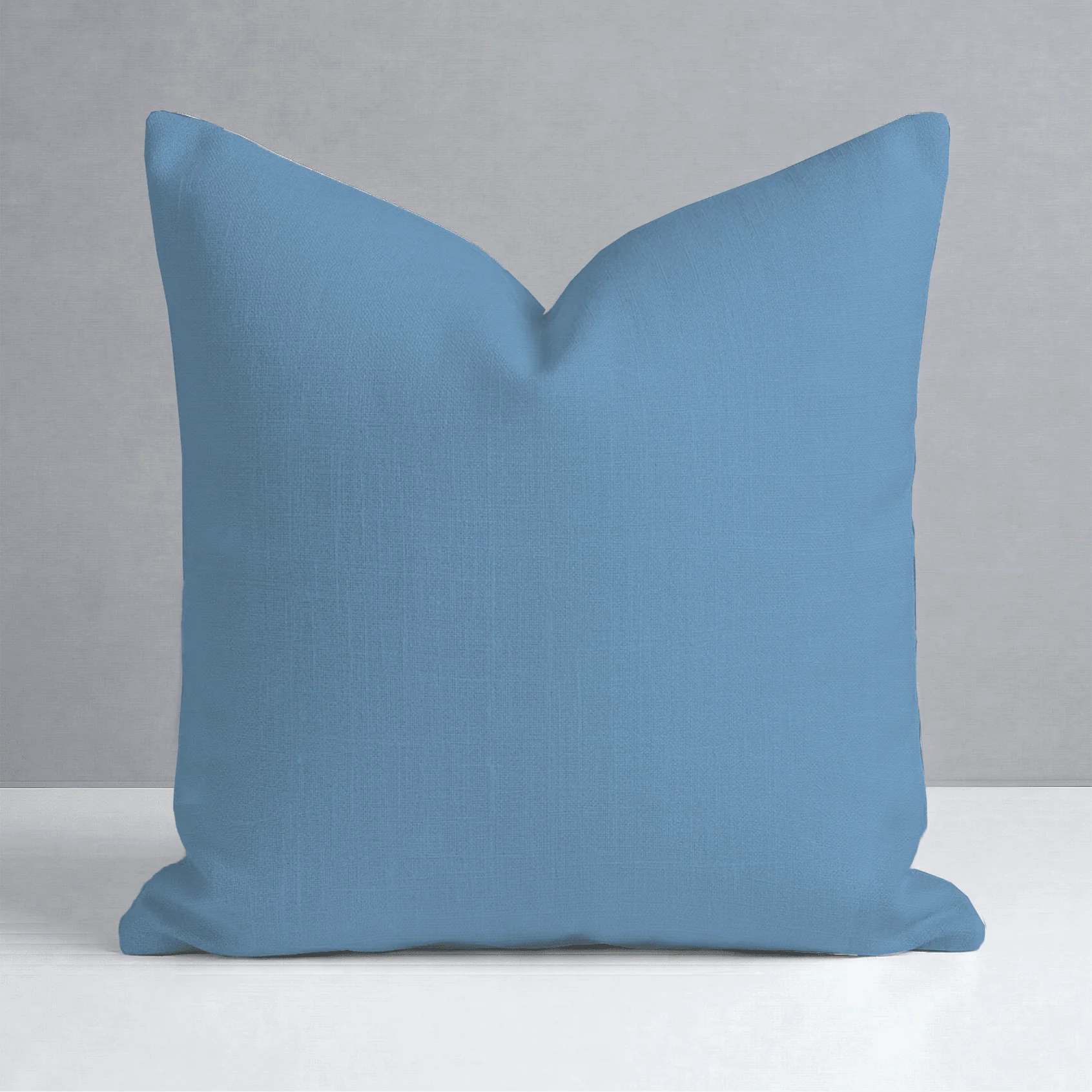 Blue Dresses Steel Blue Throw Pillow - Image 6