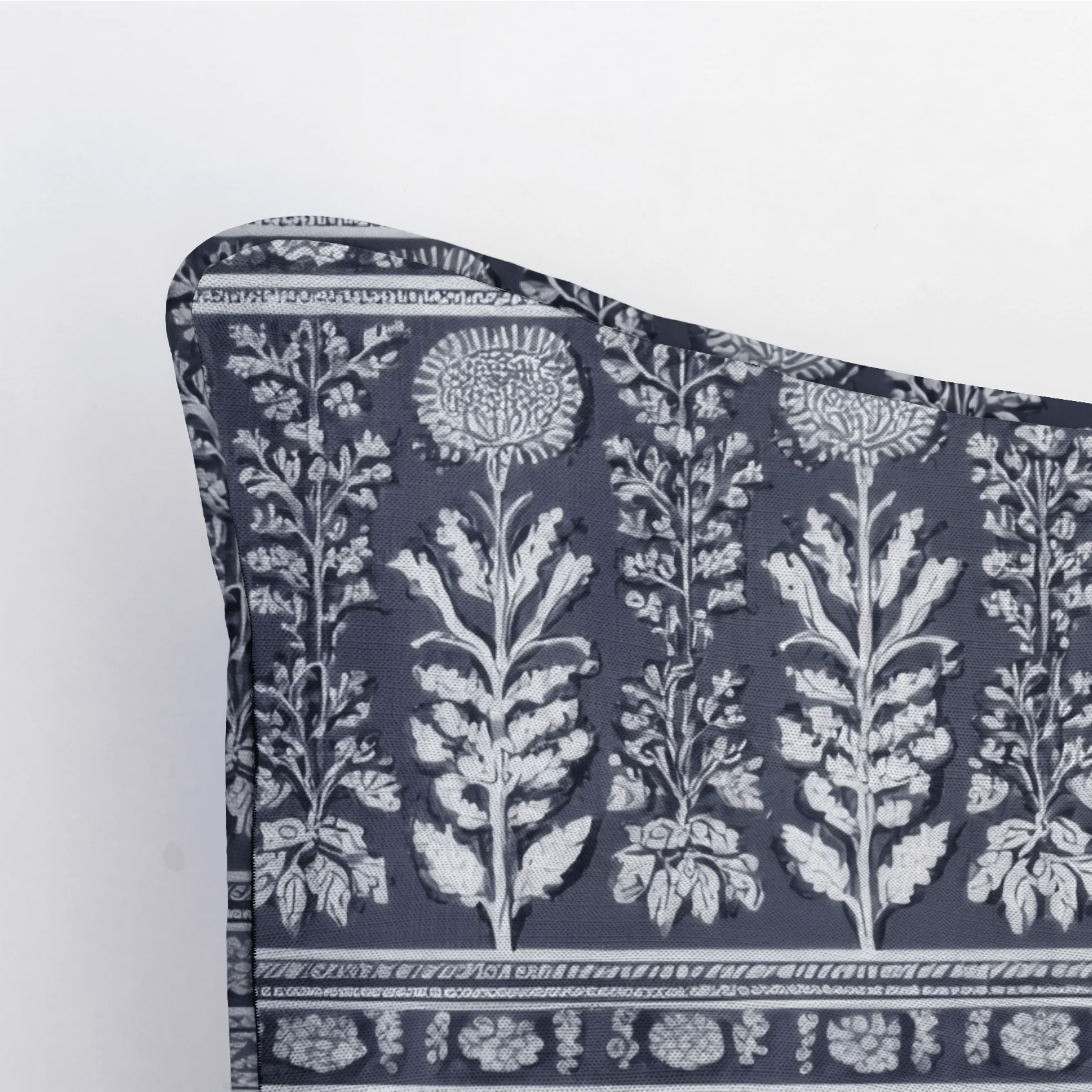 Blue Drift Throw Pillow - Image 4