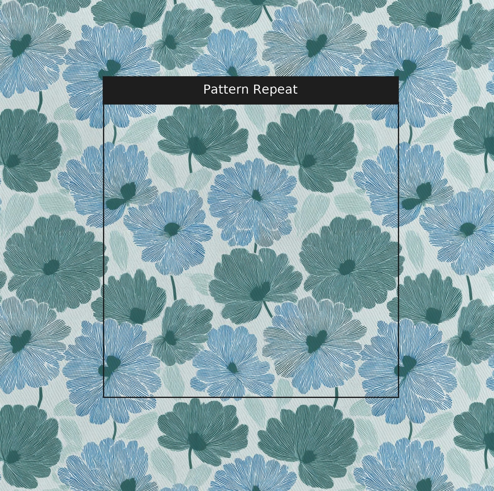 Blue My Robyn - Fabric - Image 2