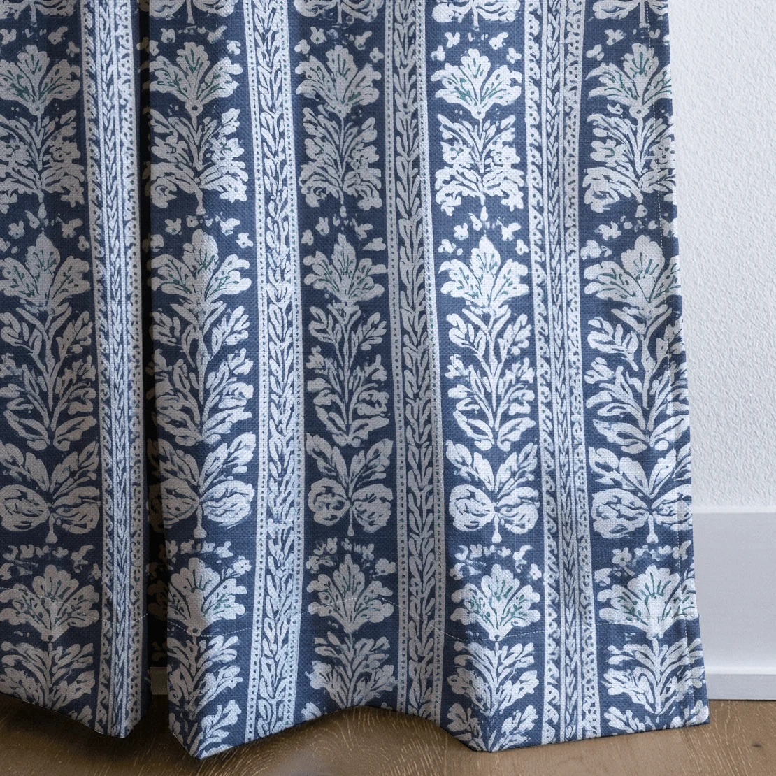 Blue Parlour Navy - Drapery