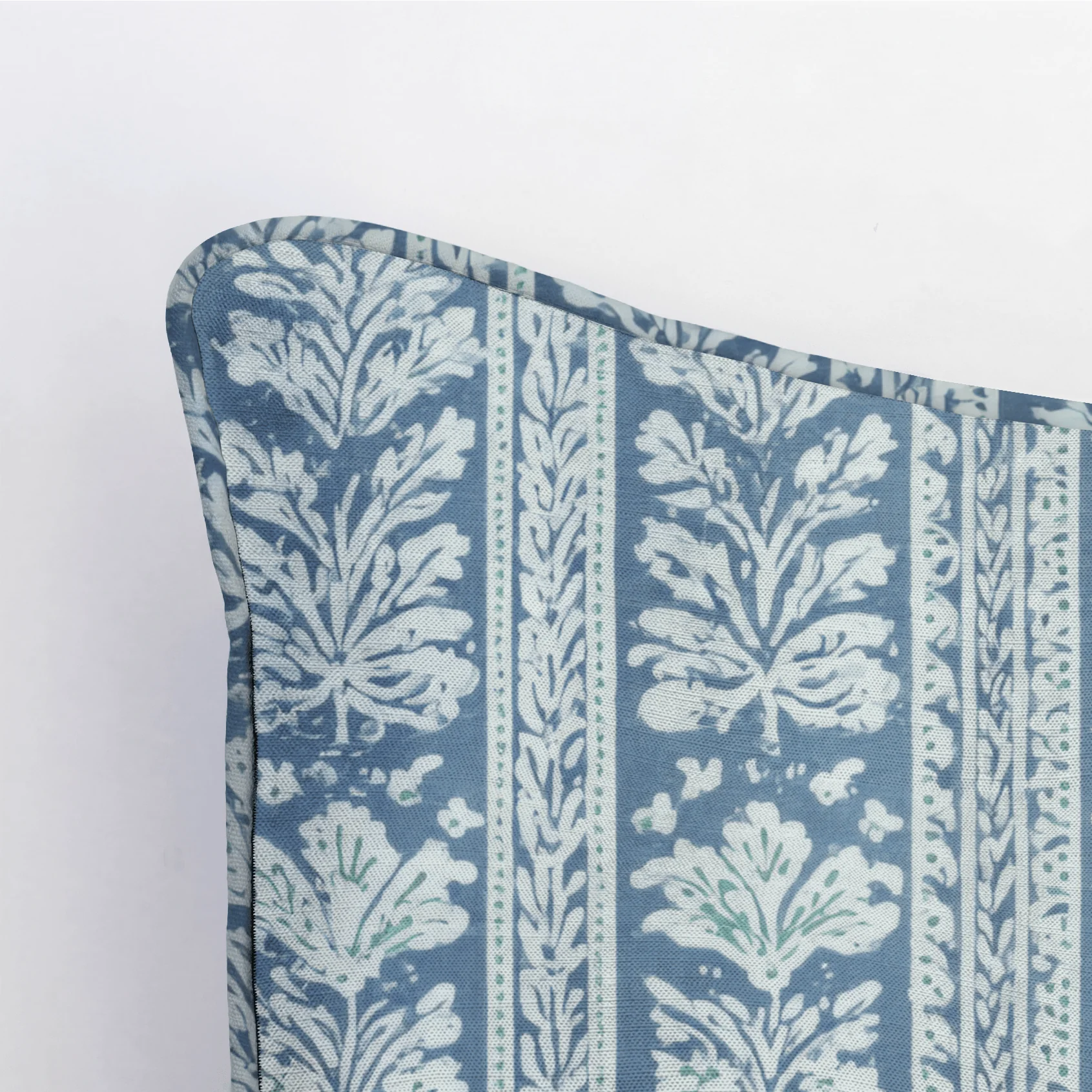 Blue Parlour Throw Pillow - Image 4
