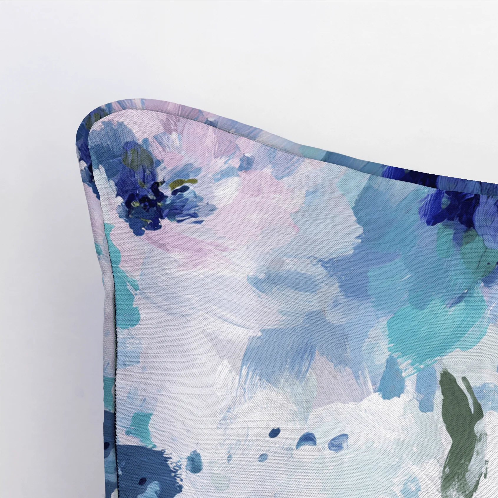 Blurred in Bloom Throw Pillow - Image 4