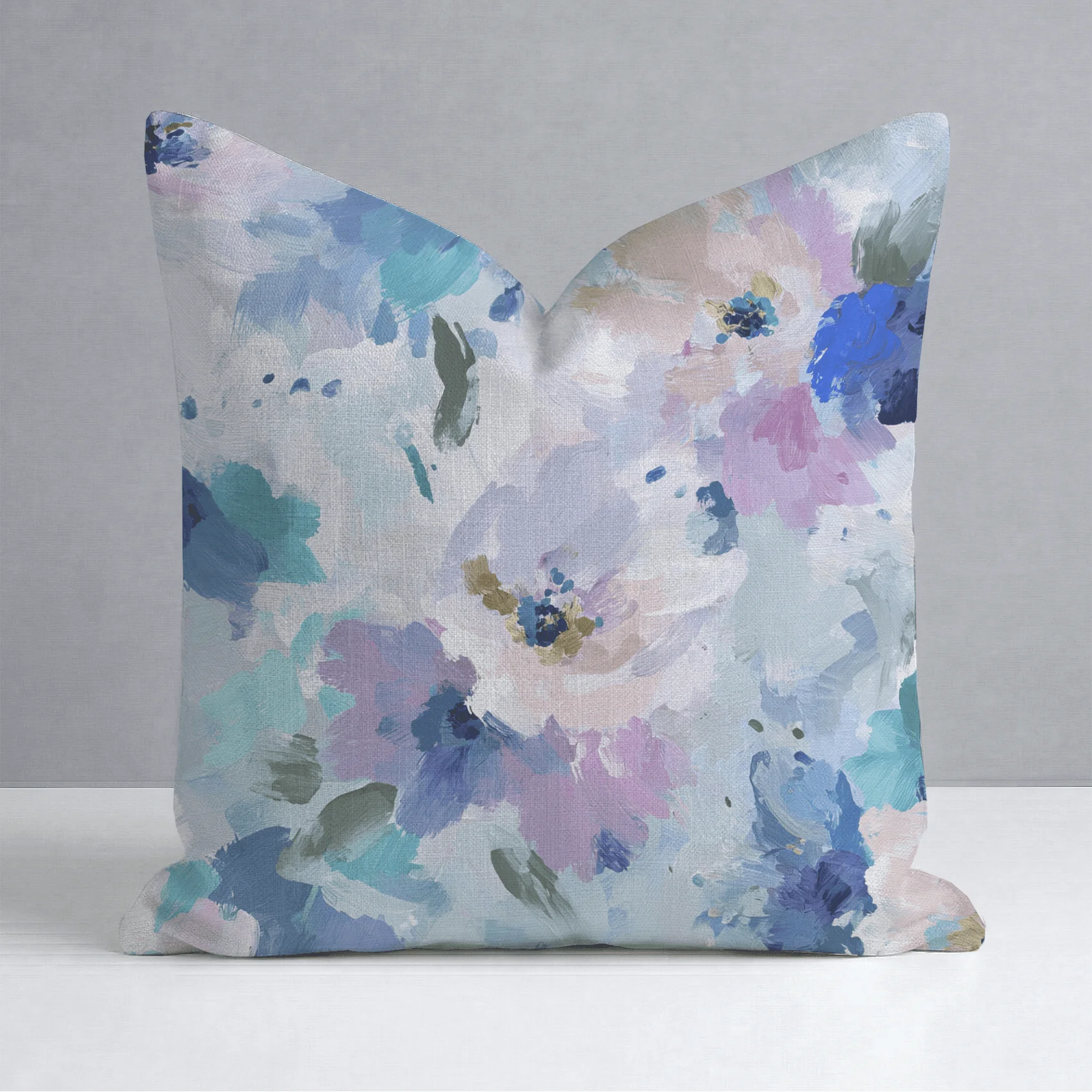 Blurred in Bloom Throw Pillow - Image 9