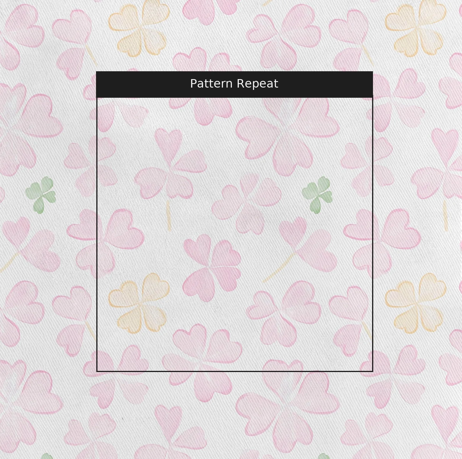 Blushing Shamrocks - Fabric - Image 2