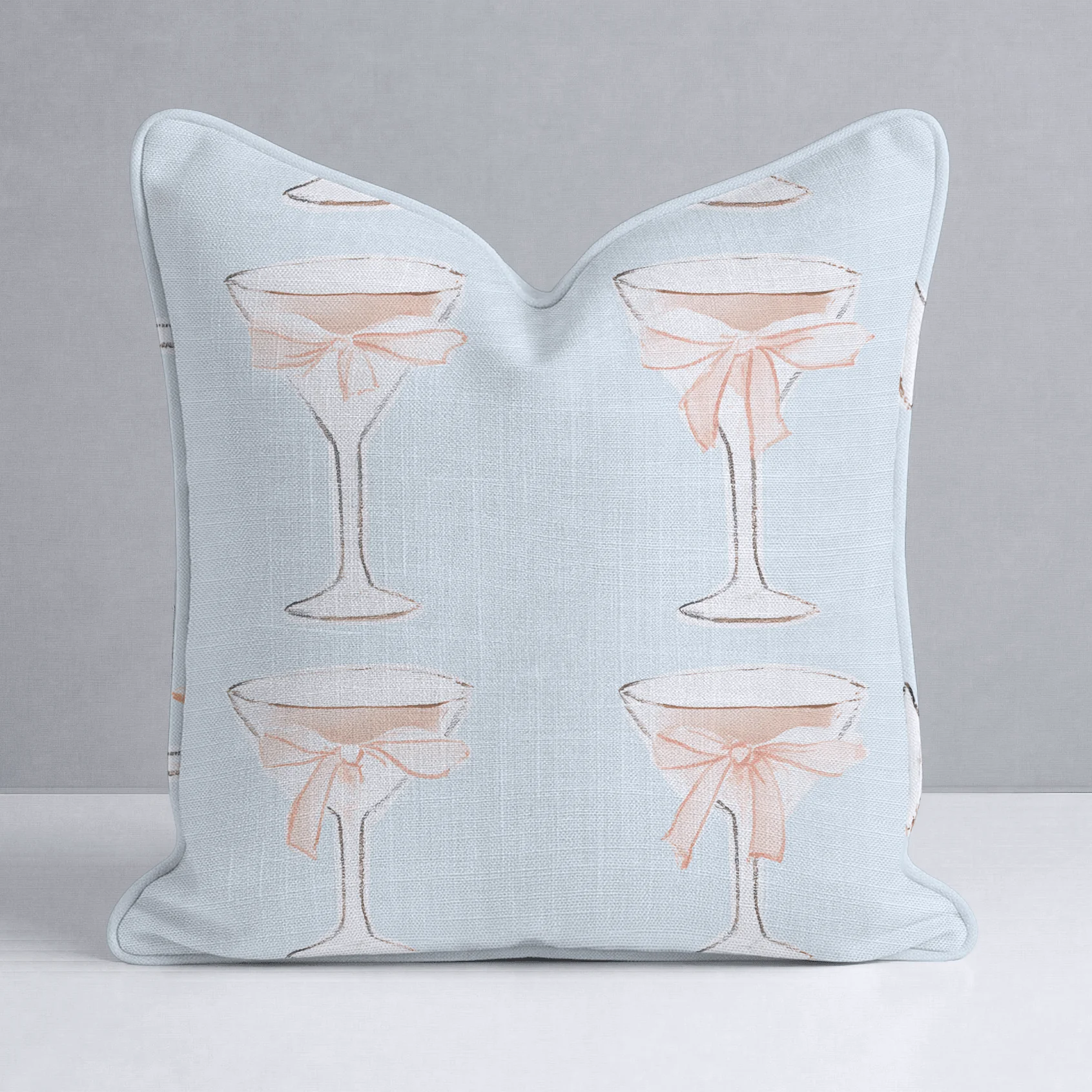 Bow-Tini Throw Pillow - Image 12