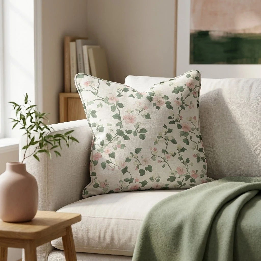 Brand New Blooms Throw Pillow - Image 2