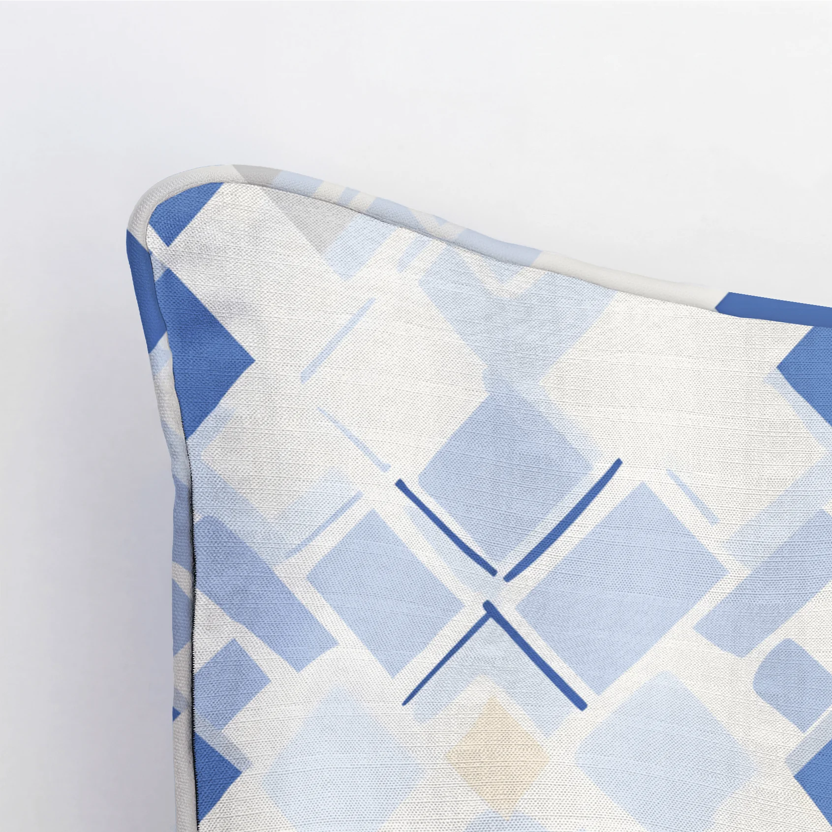 Brooke Blues Throw Pillow - Image 4