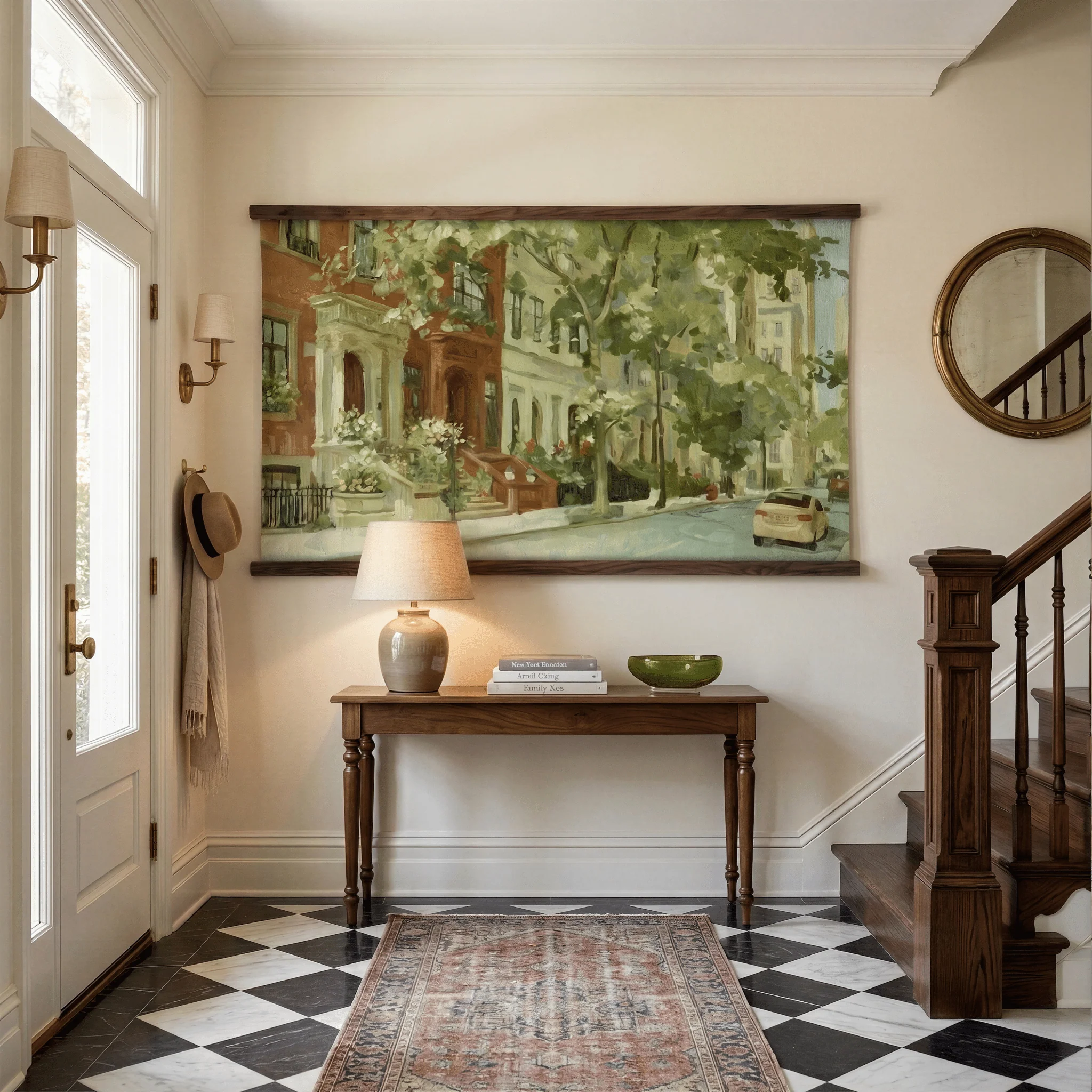 Brownstone Morning - Tapestry - Image 2