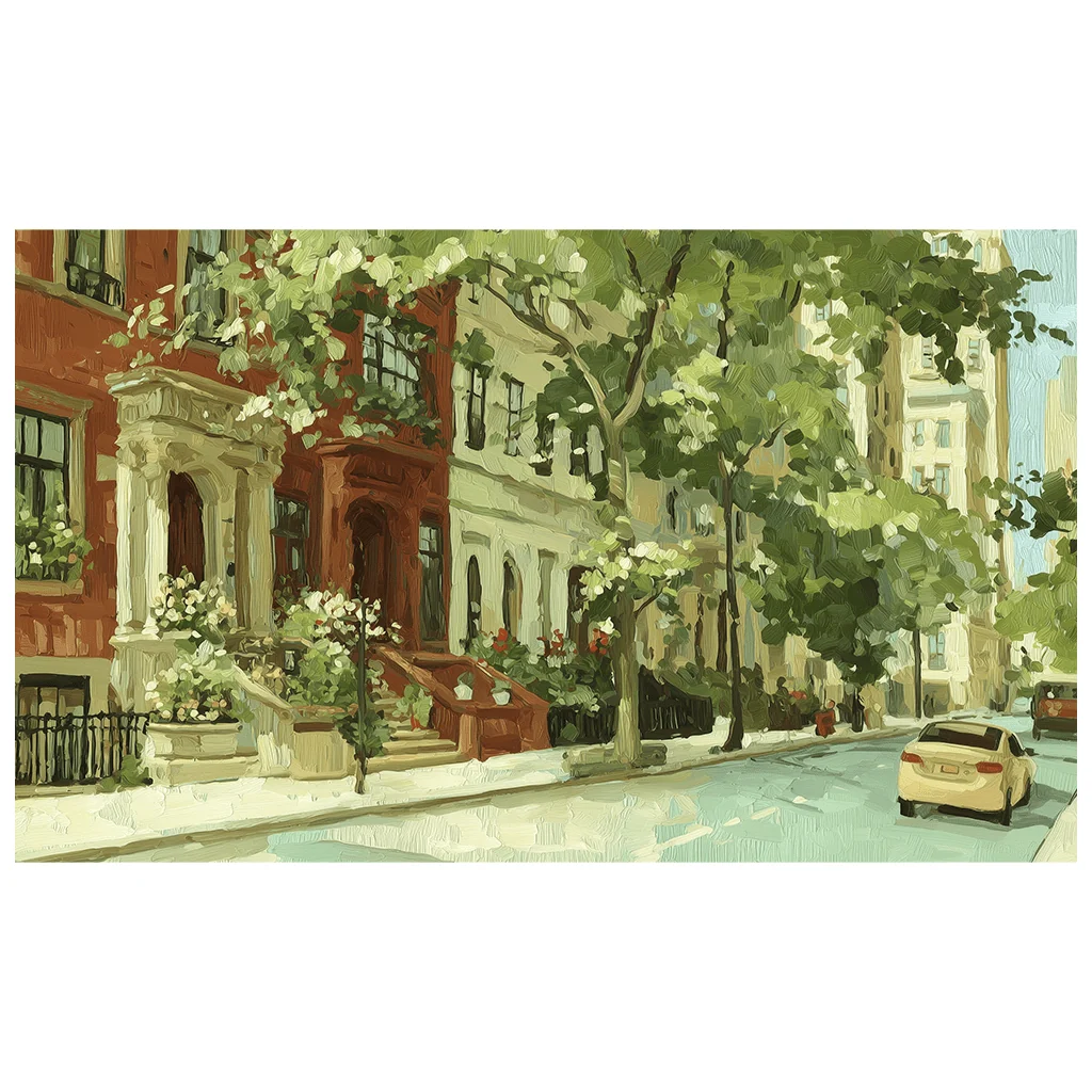 Brownstone Morning - Tapestry - Image 4