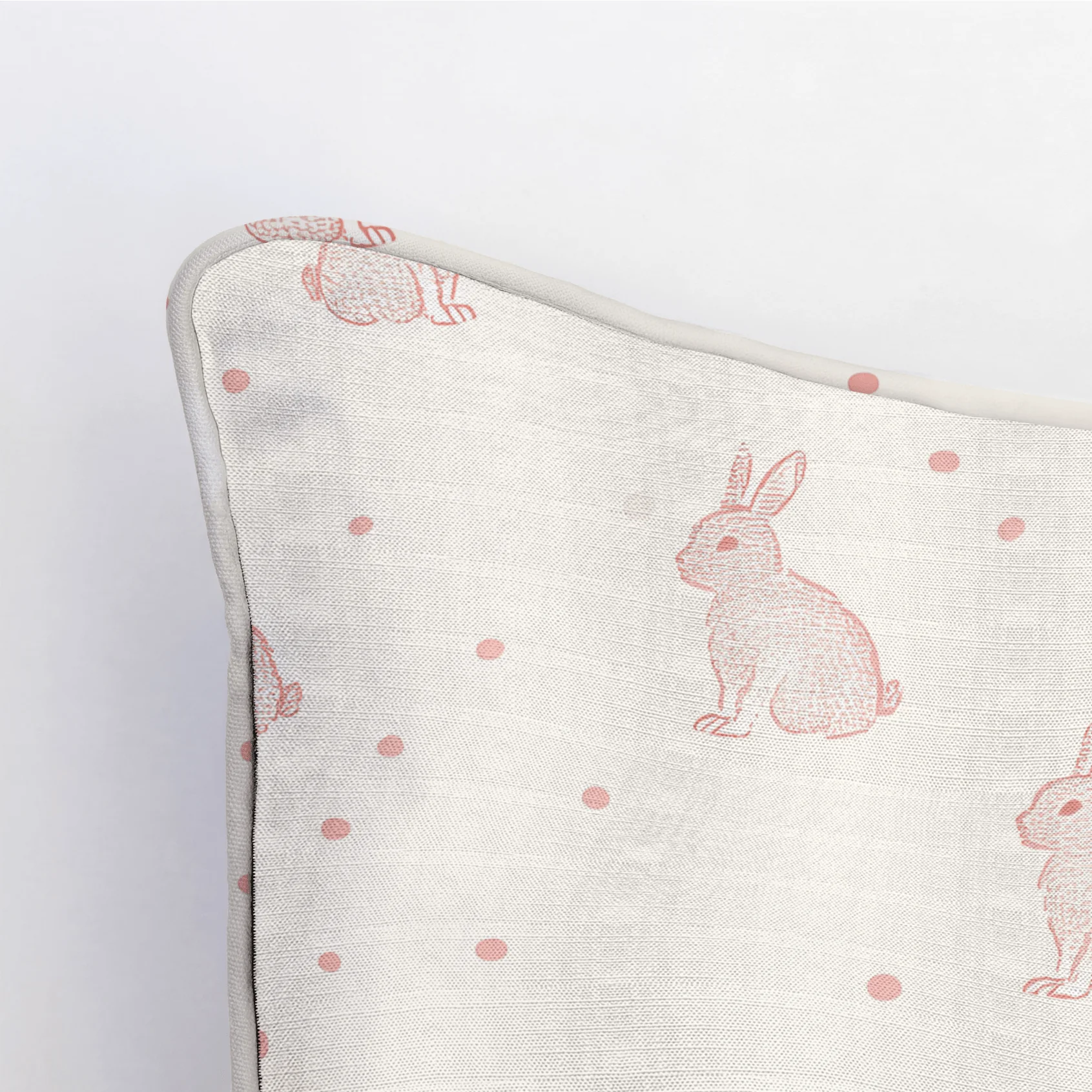 Bunny Ballet Throw Pillow - Image 4