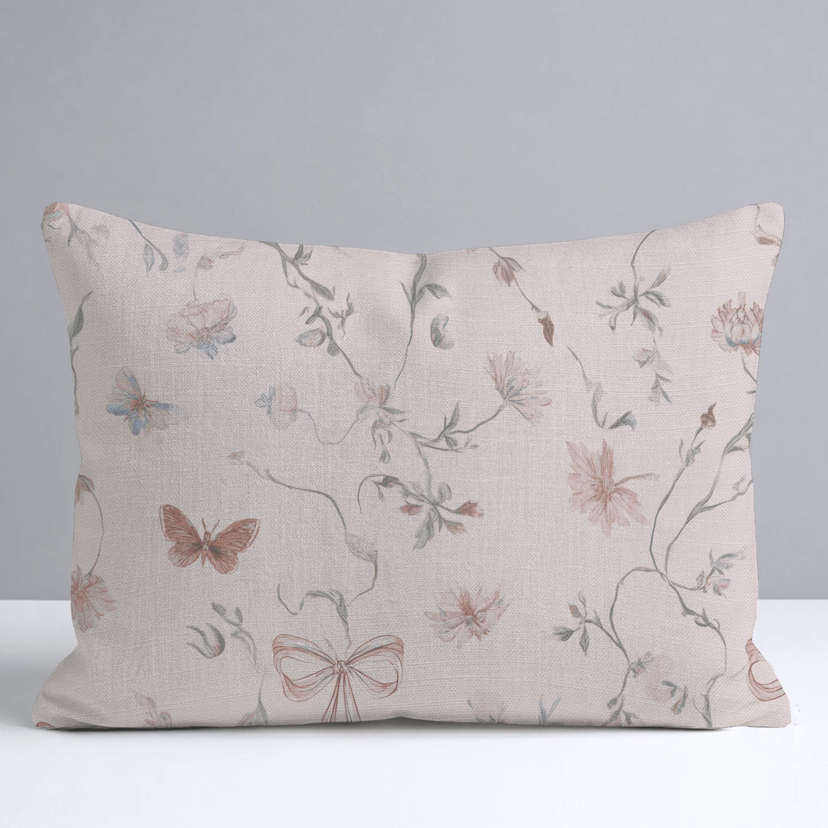Butterfly Parlour Throw Pillow - Image 6