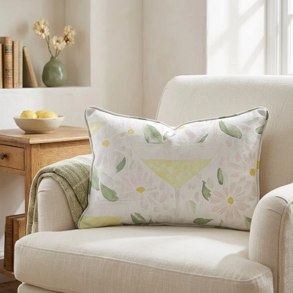 Citrus Chic Throw Pillow - Image 3