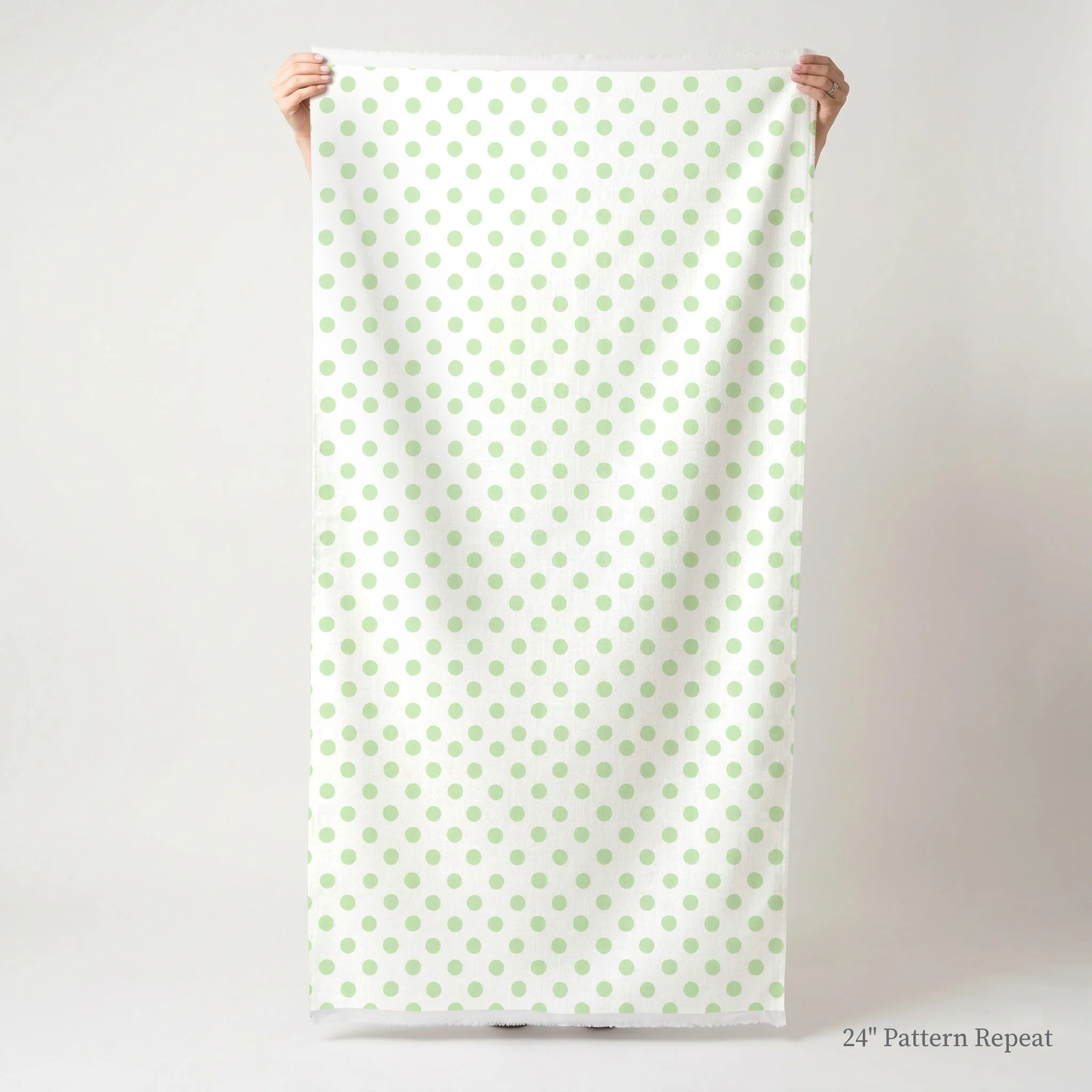 Classic Green Dots - Fabric - Image 3