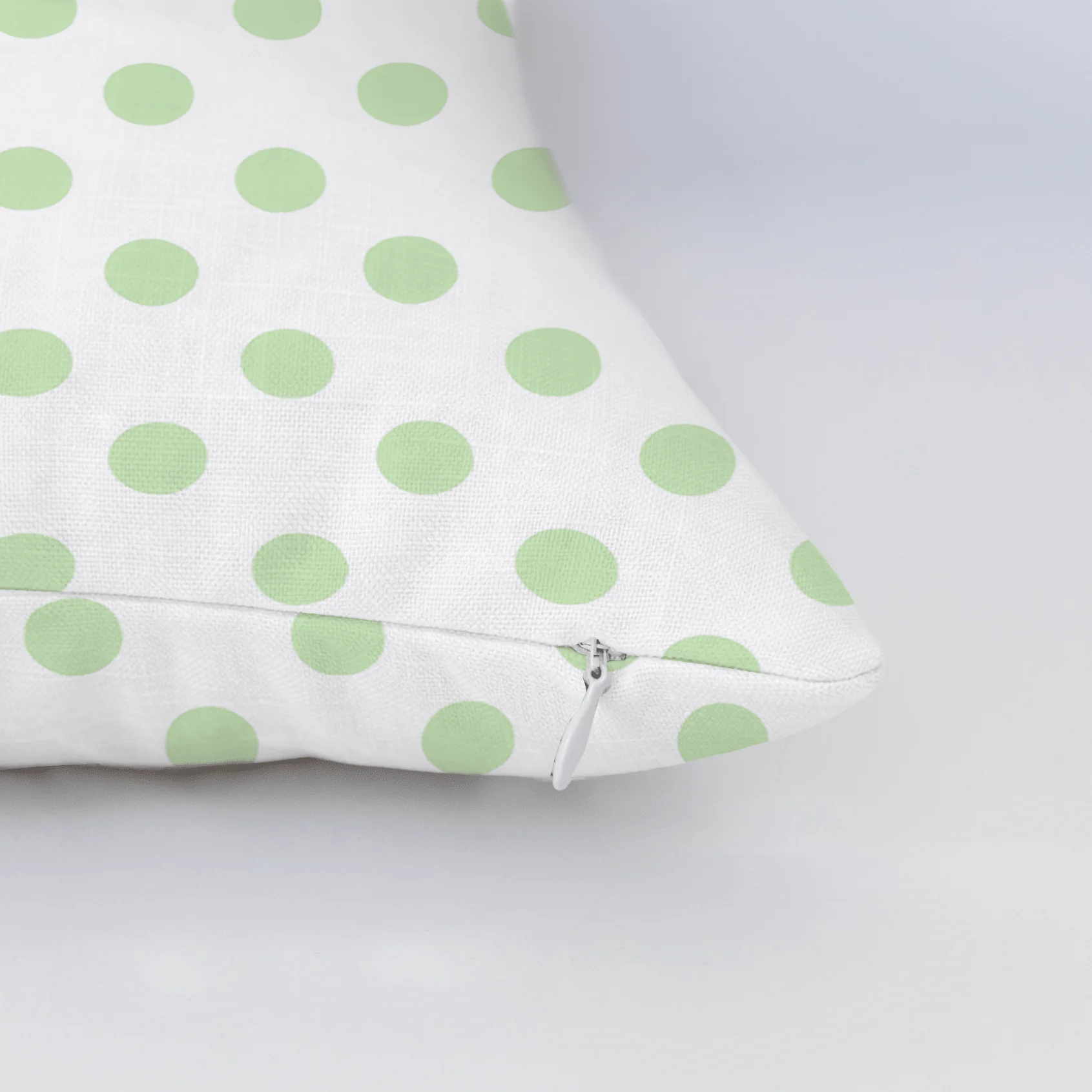 Classic Green Dots Throw Pillow - Image 5