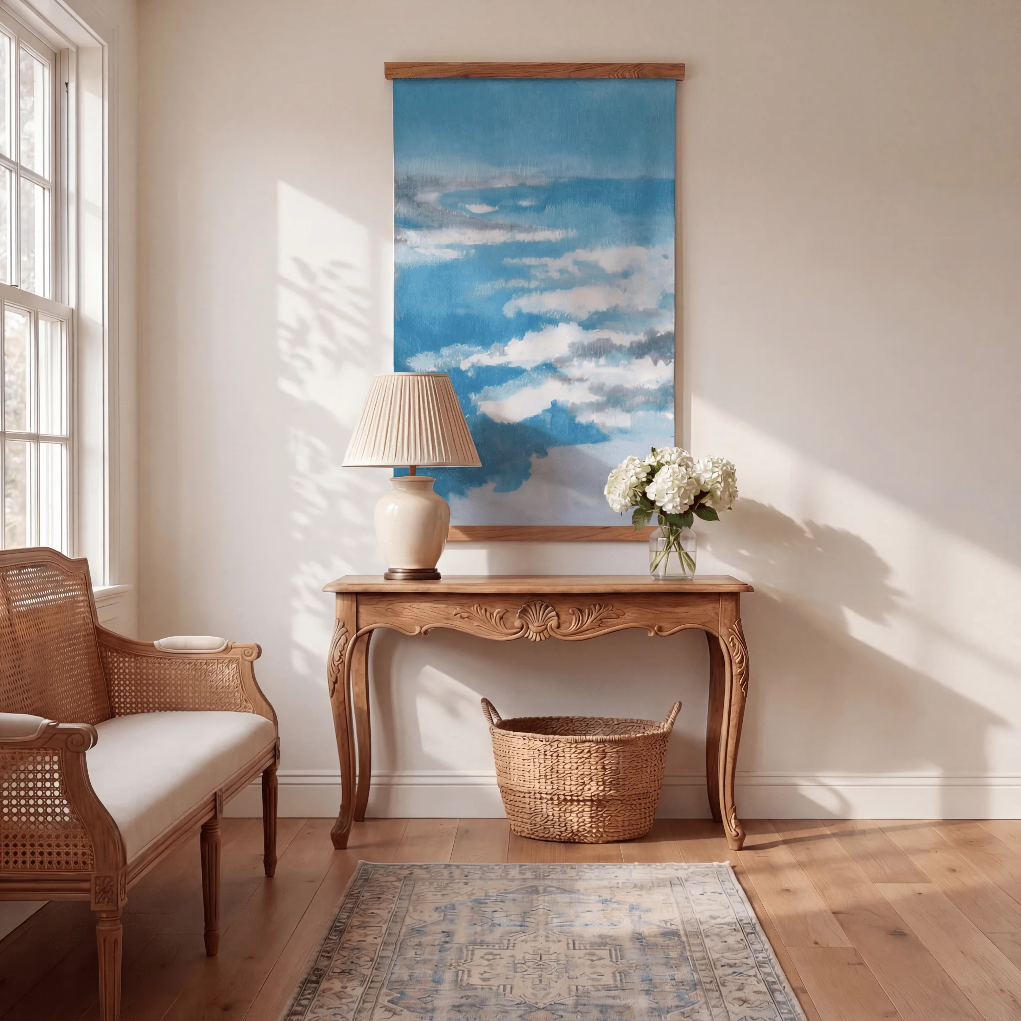 Coastal Haze (Blue) - Tapestry - Image 2