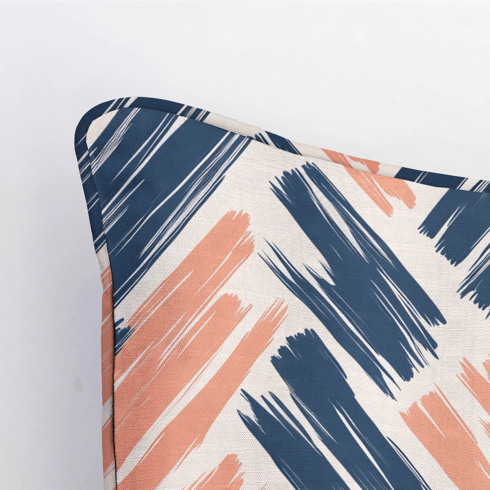 Coastal Strokes Throw Pillow - Image 4