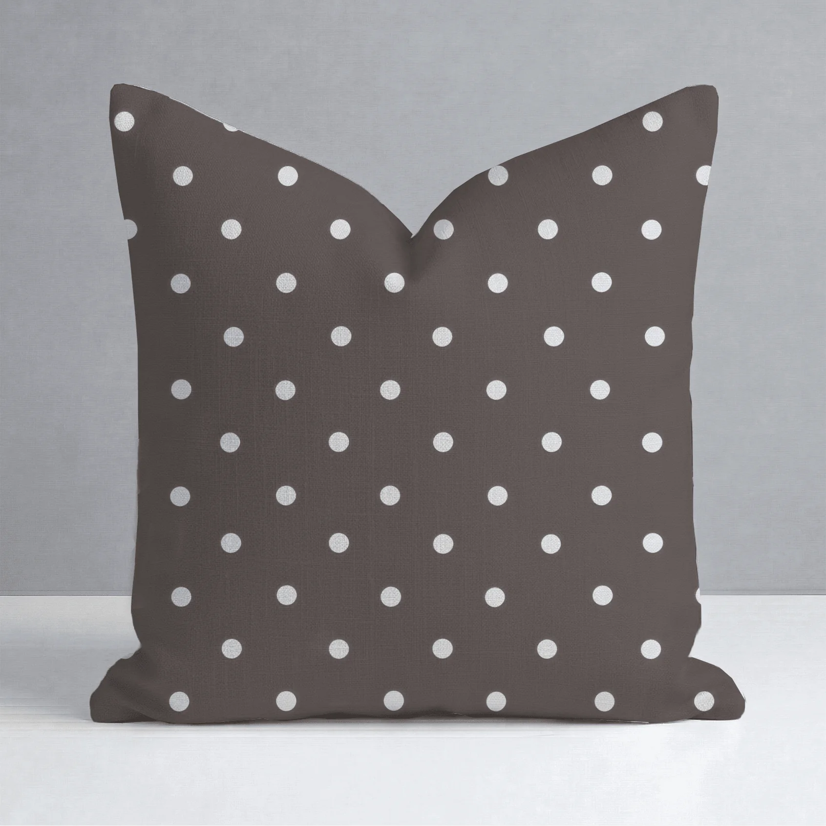 Cocoa Dots Throw Pillow - Image 11