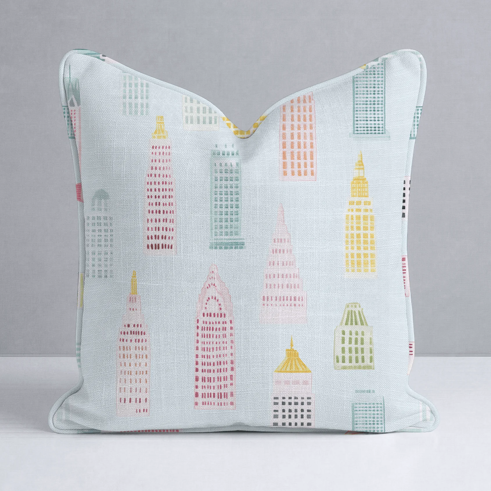 Concrete Jungle Throw Pillow