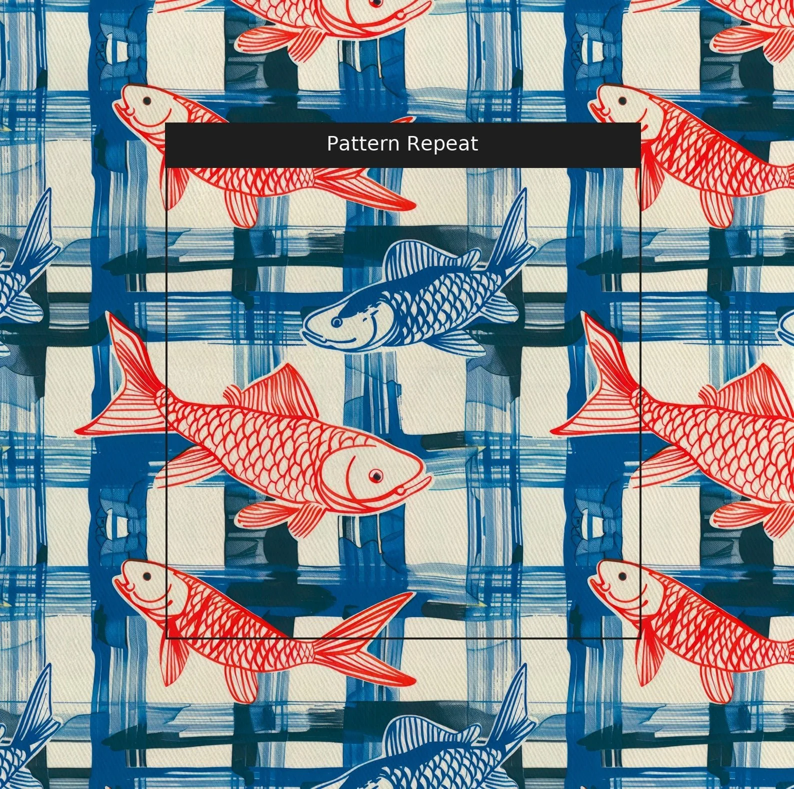 Coraline's Koi - Fabric - Image 2