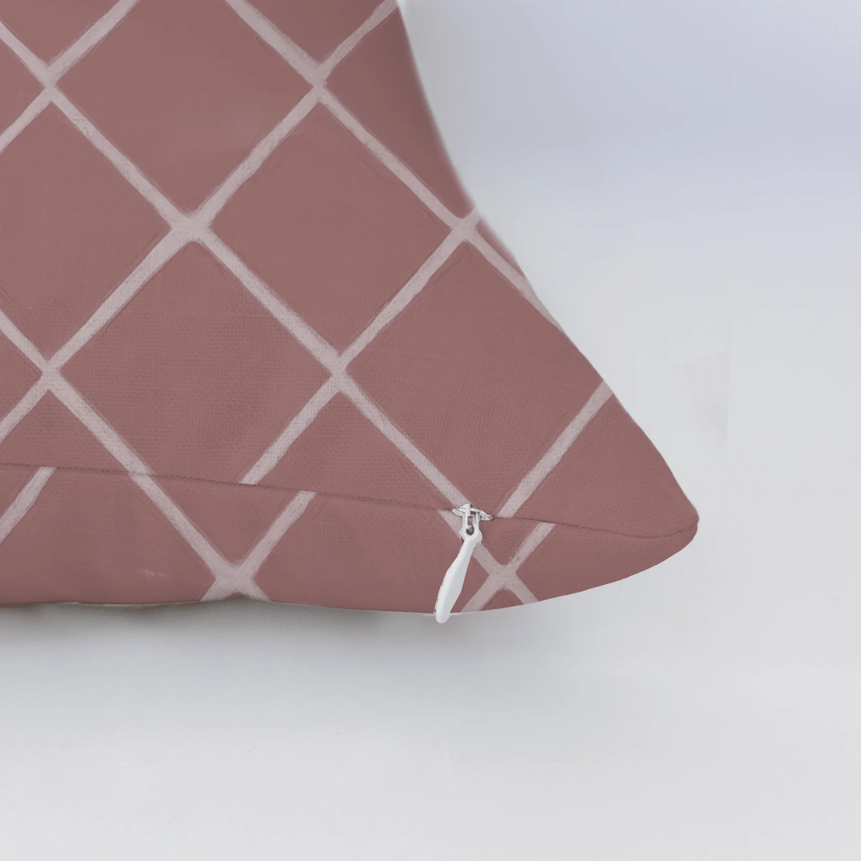 Cranberry Crisscross Throw Pillow - Image 5
