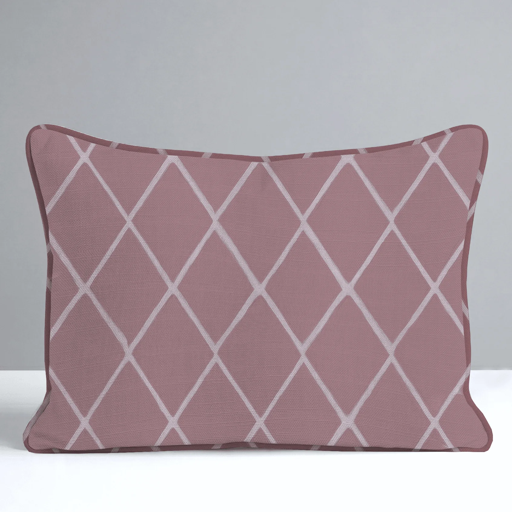 Cranberry Crisscross Throw Pillow - Image 7