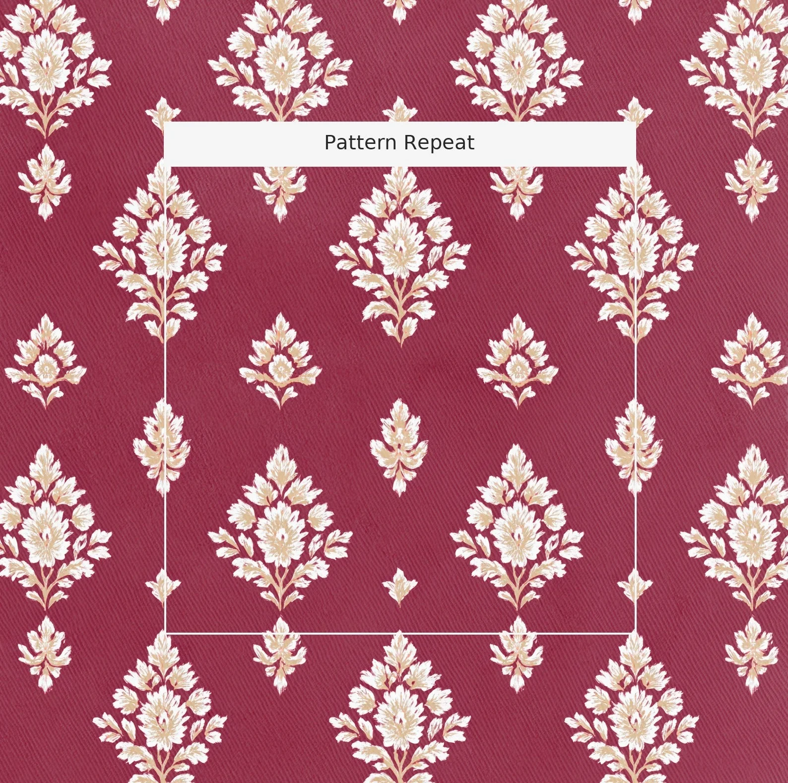 Crimson Crest - Fabric - Image 2