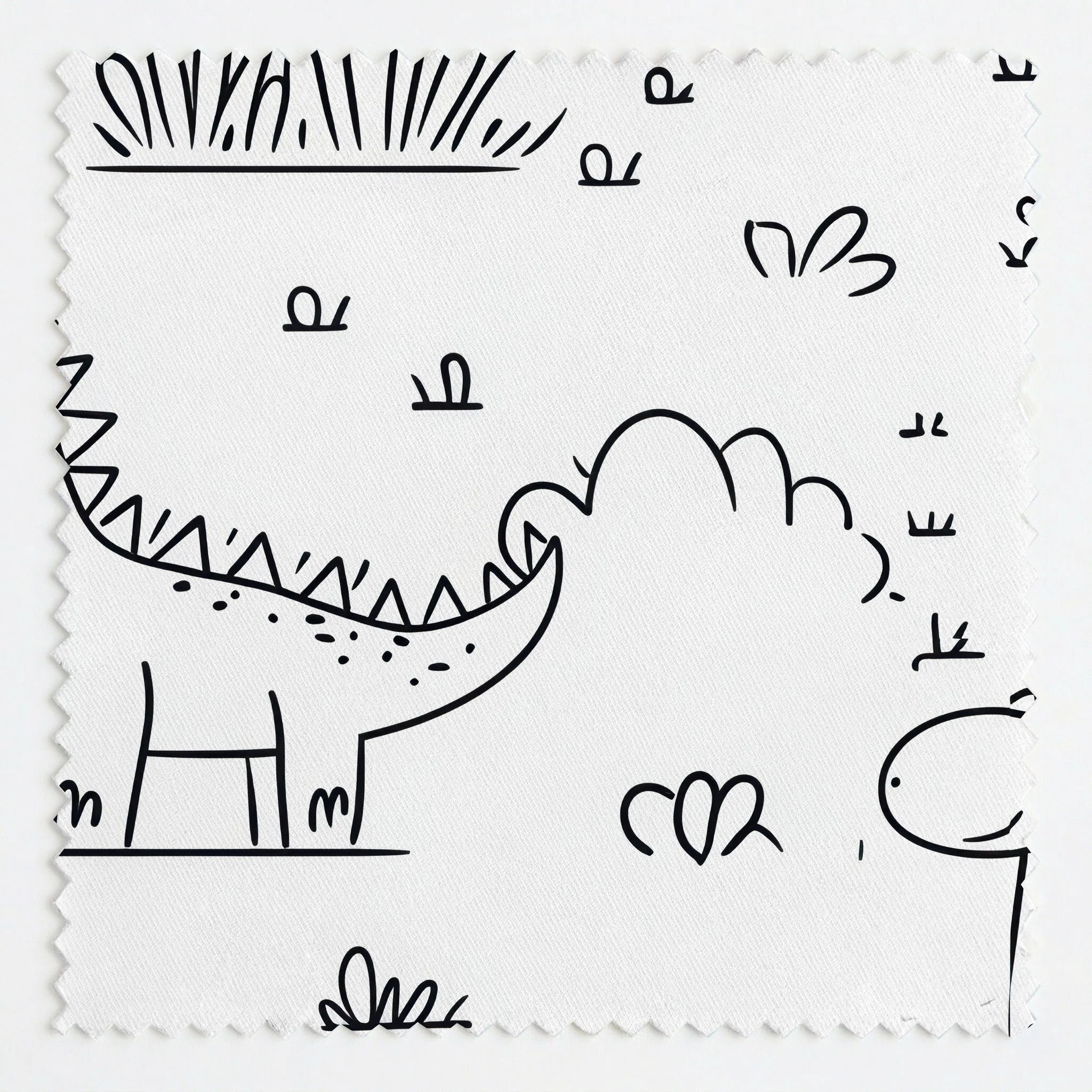 Dino Doodle - Fabric