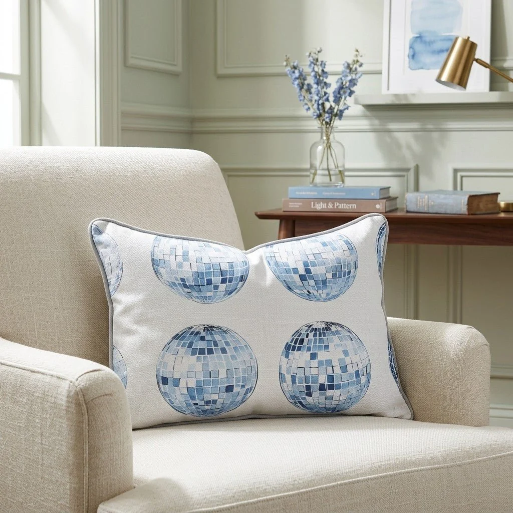 Disco Nights Throw Pillow - Image 3