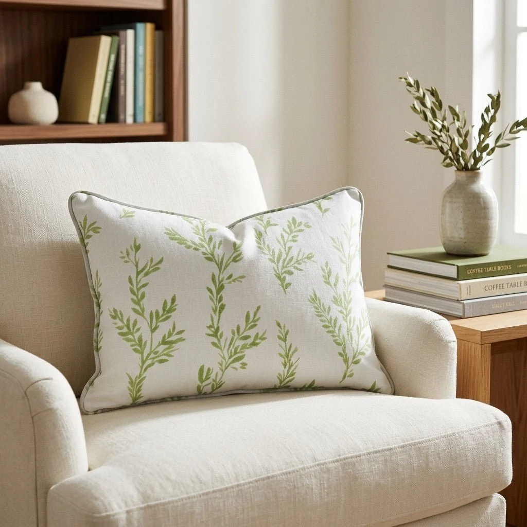 Early Sprouts Throw Pillow - Image 3