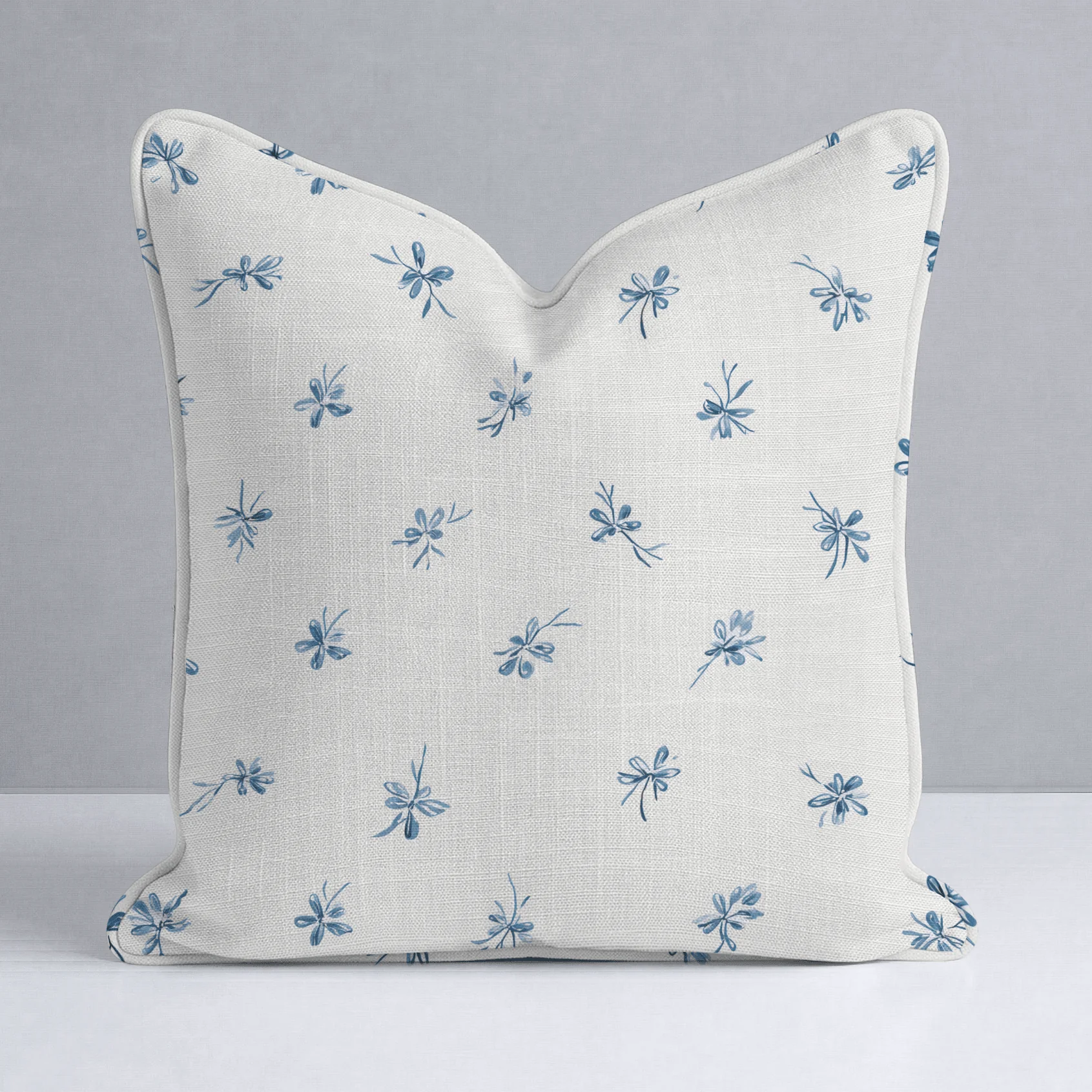 Evie Blue Throw Pillow - Image 10