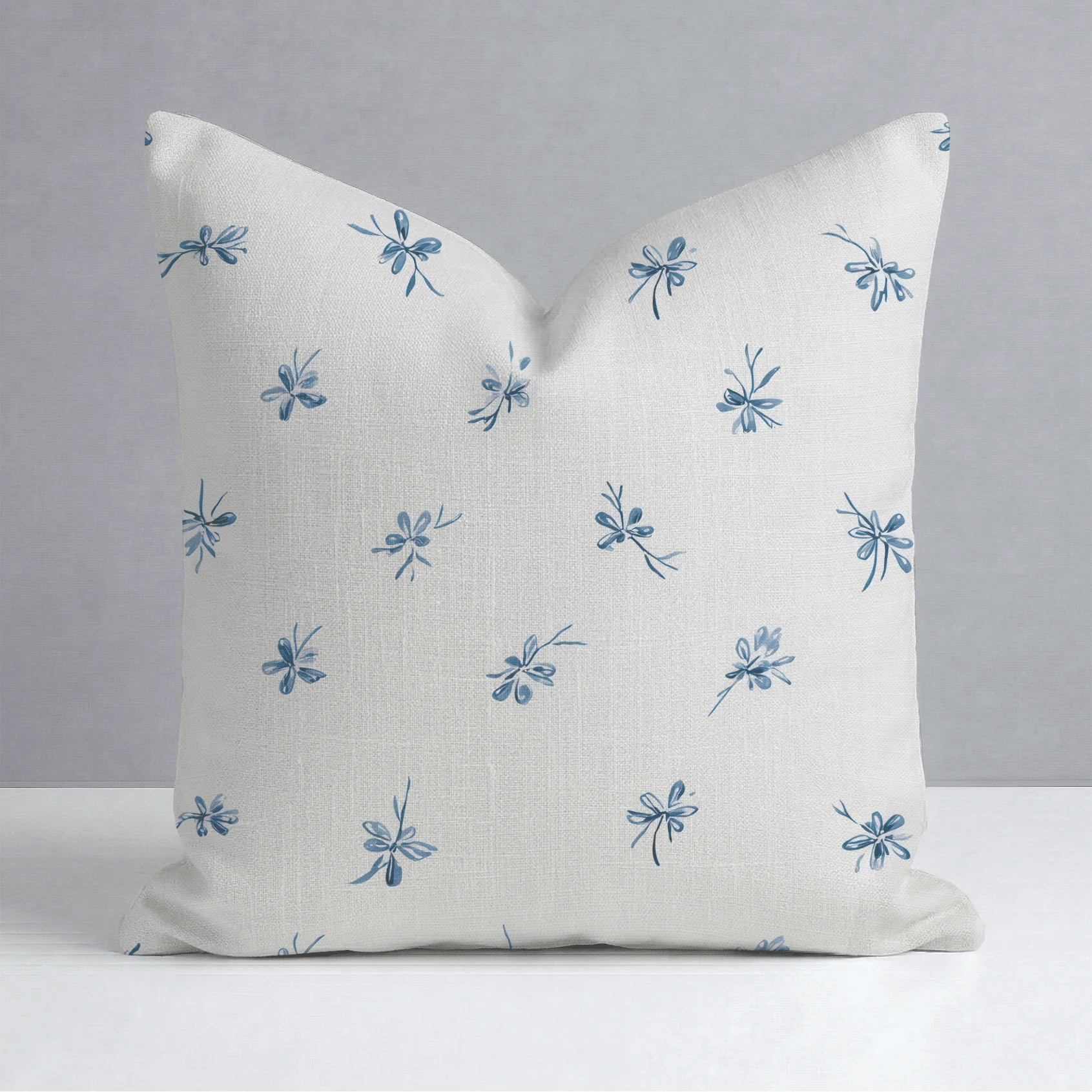 Evie Blue Throw Pillow - Image 11