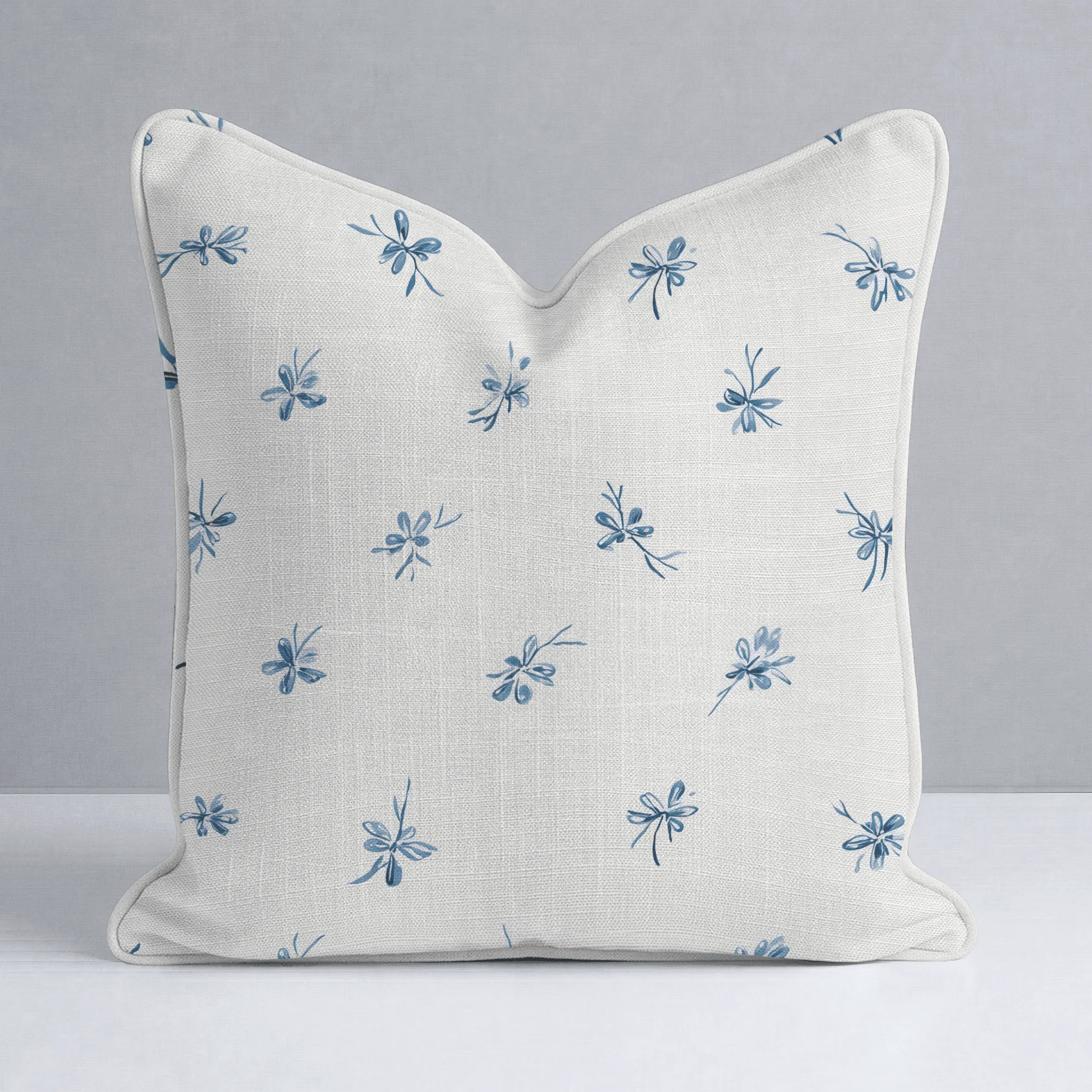 Evie Blue Throw Pillow - Image 12