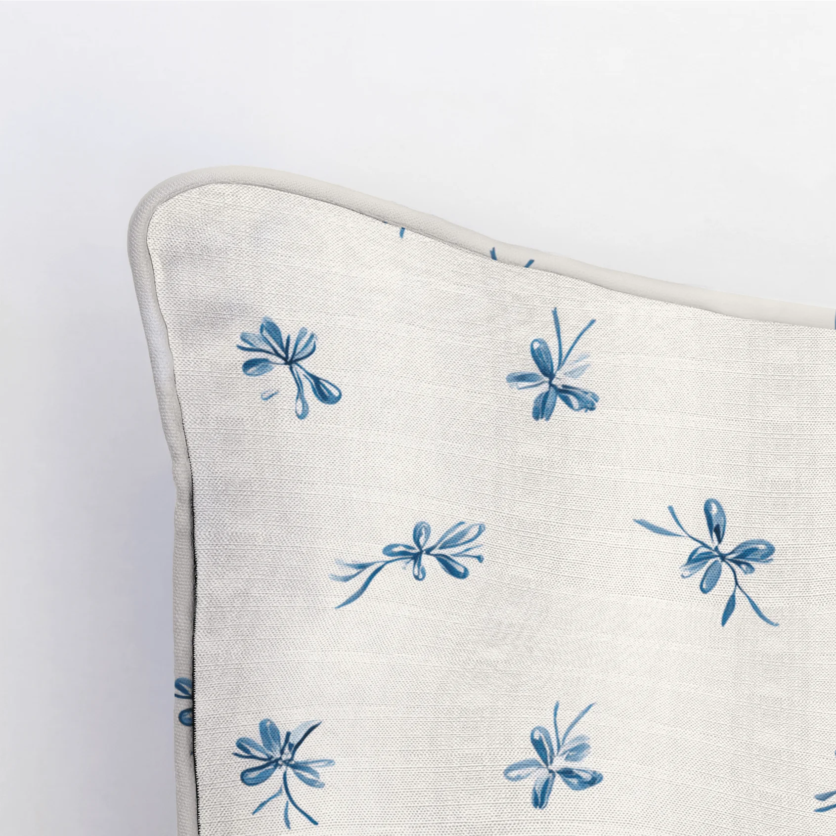 Evie Blue Throw Pillow - Image 4